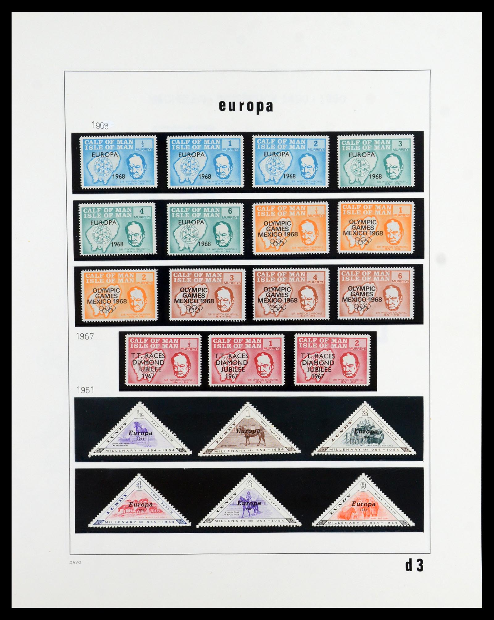 35842 525 - Postzegelverzameling 35842 Europa CEPT 1970-2005.