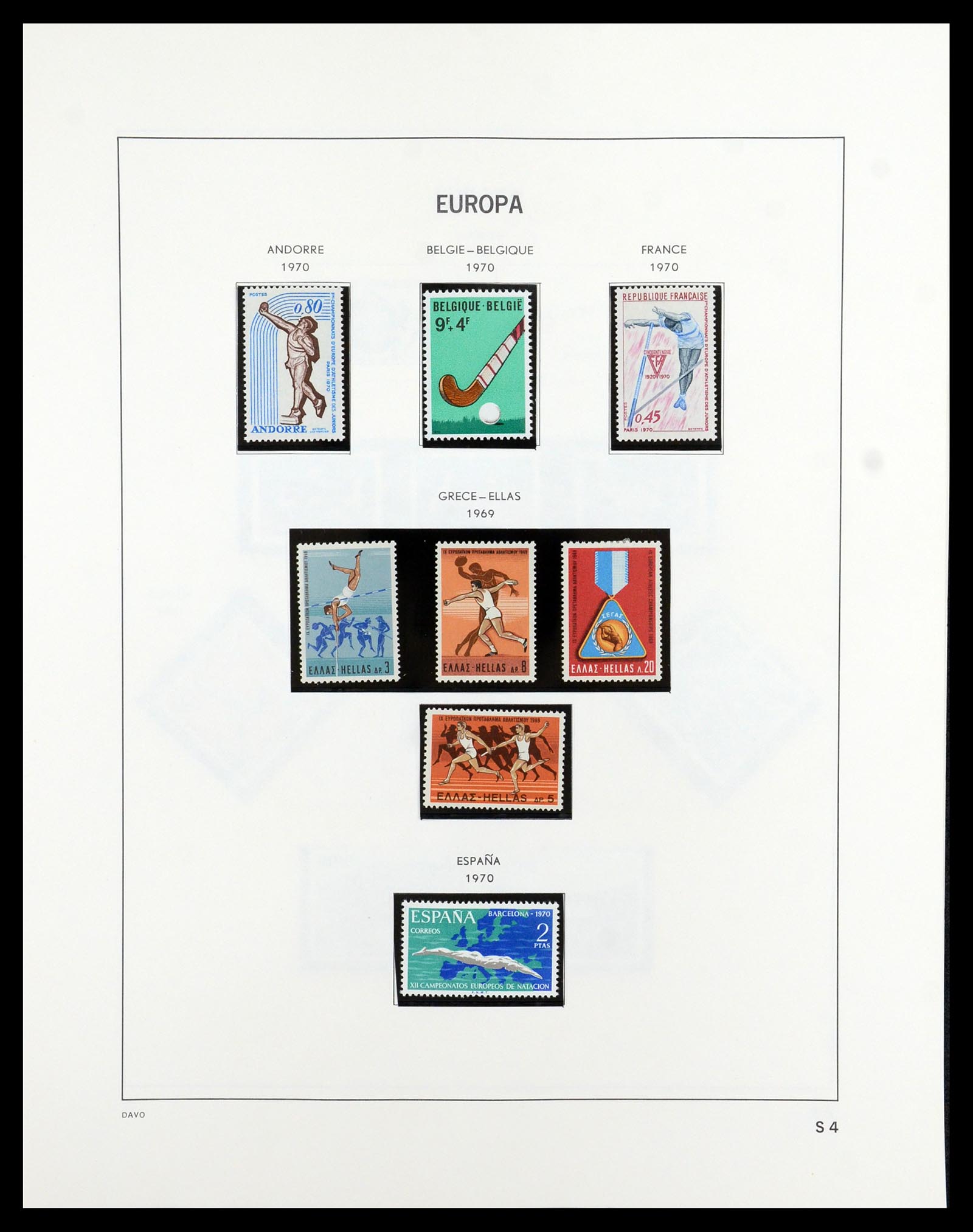 35842 539 - Postzegelverzameling 35842 Europa CEPT 1970-2005.