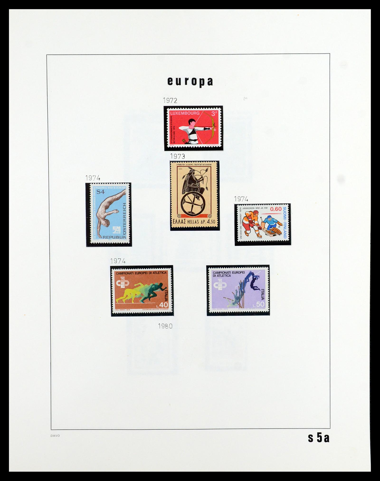 35842 541 - Postzegelverzameling 35842 Europa CEPT 1970-2005.
