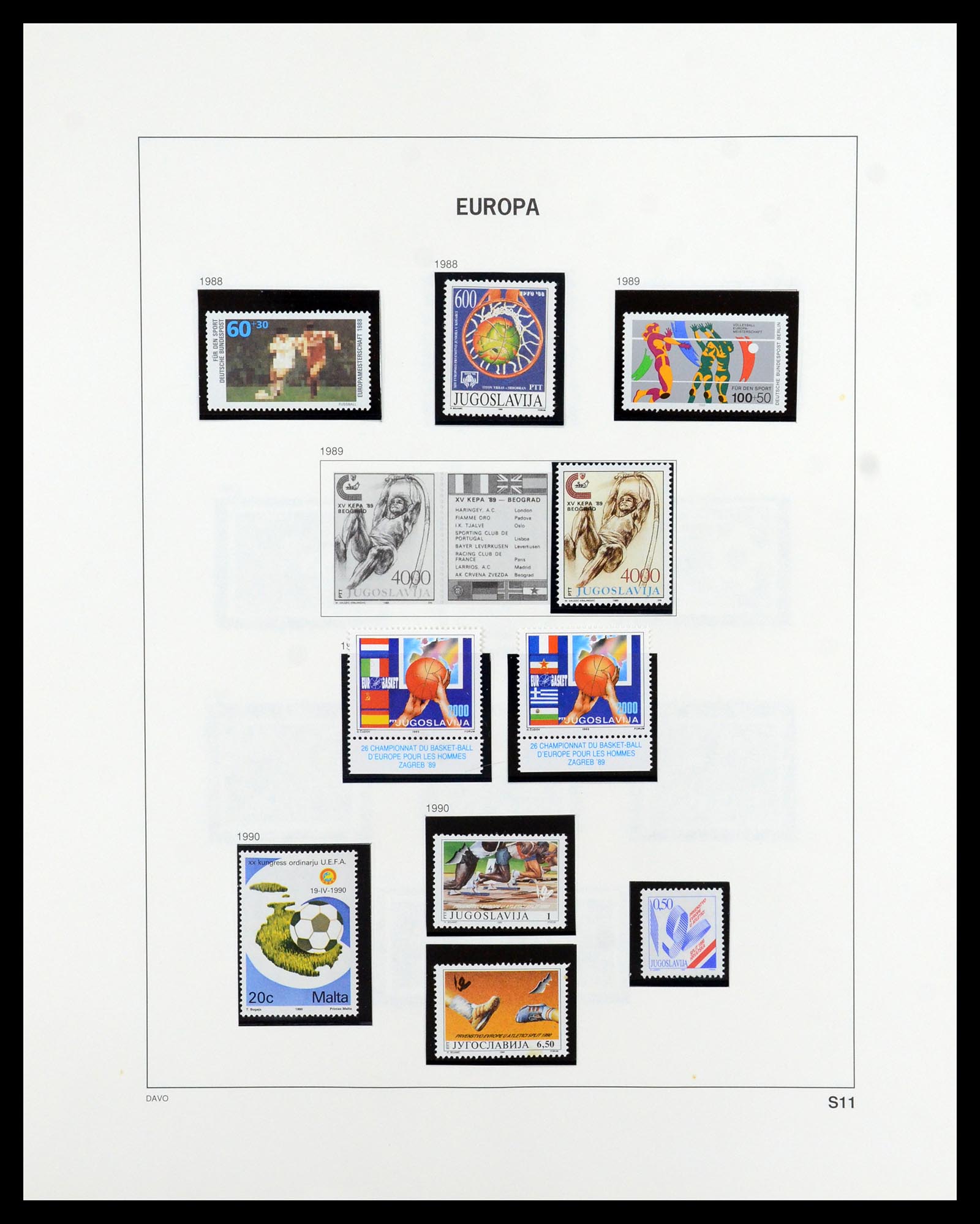 35842 548 - Postzegelverzameling 35842 Europa CEPT 1970-2005.