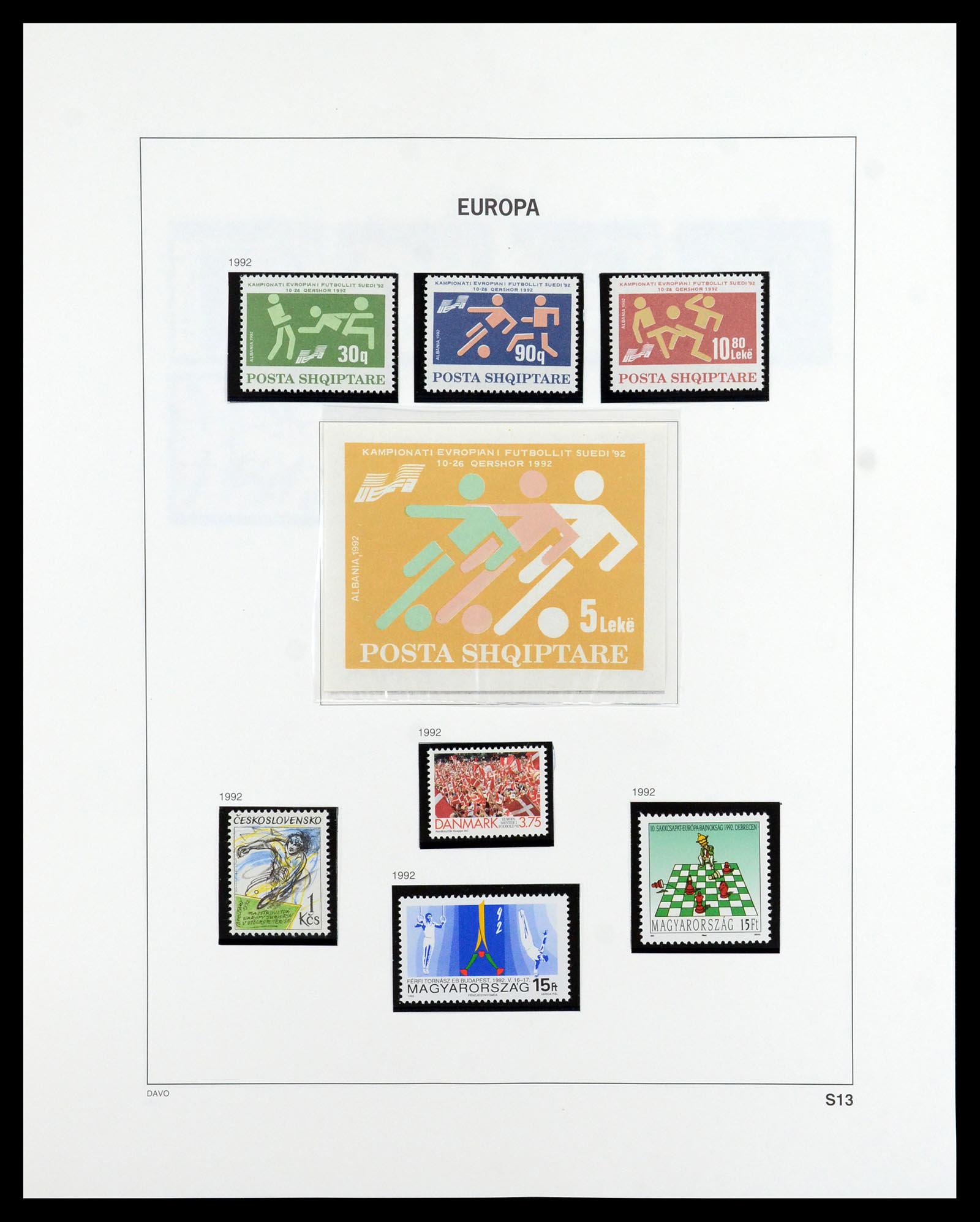 35842 550 - Postzegelverzameling 35842 Europa CEPT 1970-2005.