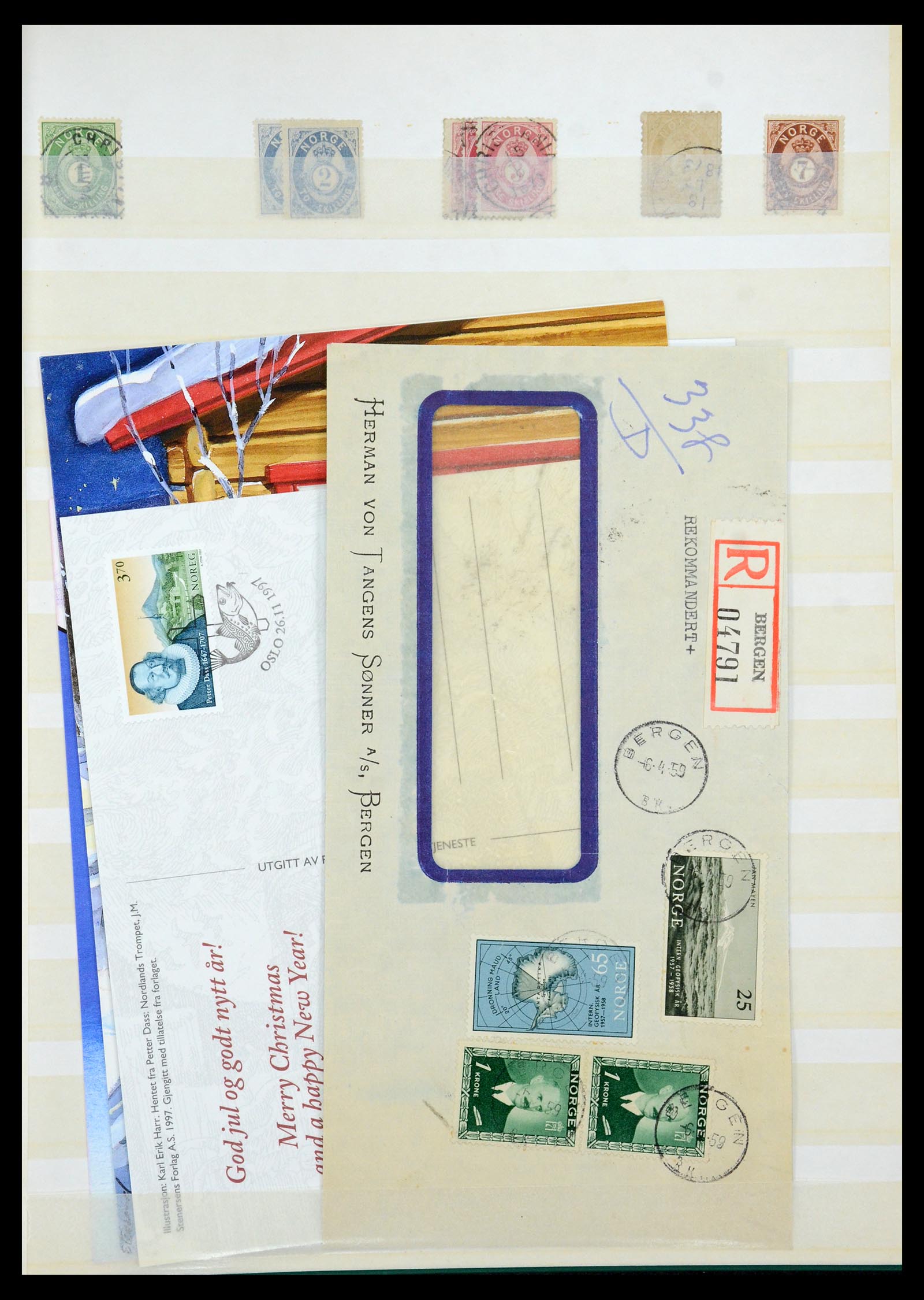 35844 007 - Postzegelverzameling 35844 Noorwegen 1871-2000.