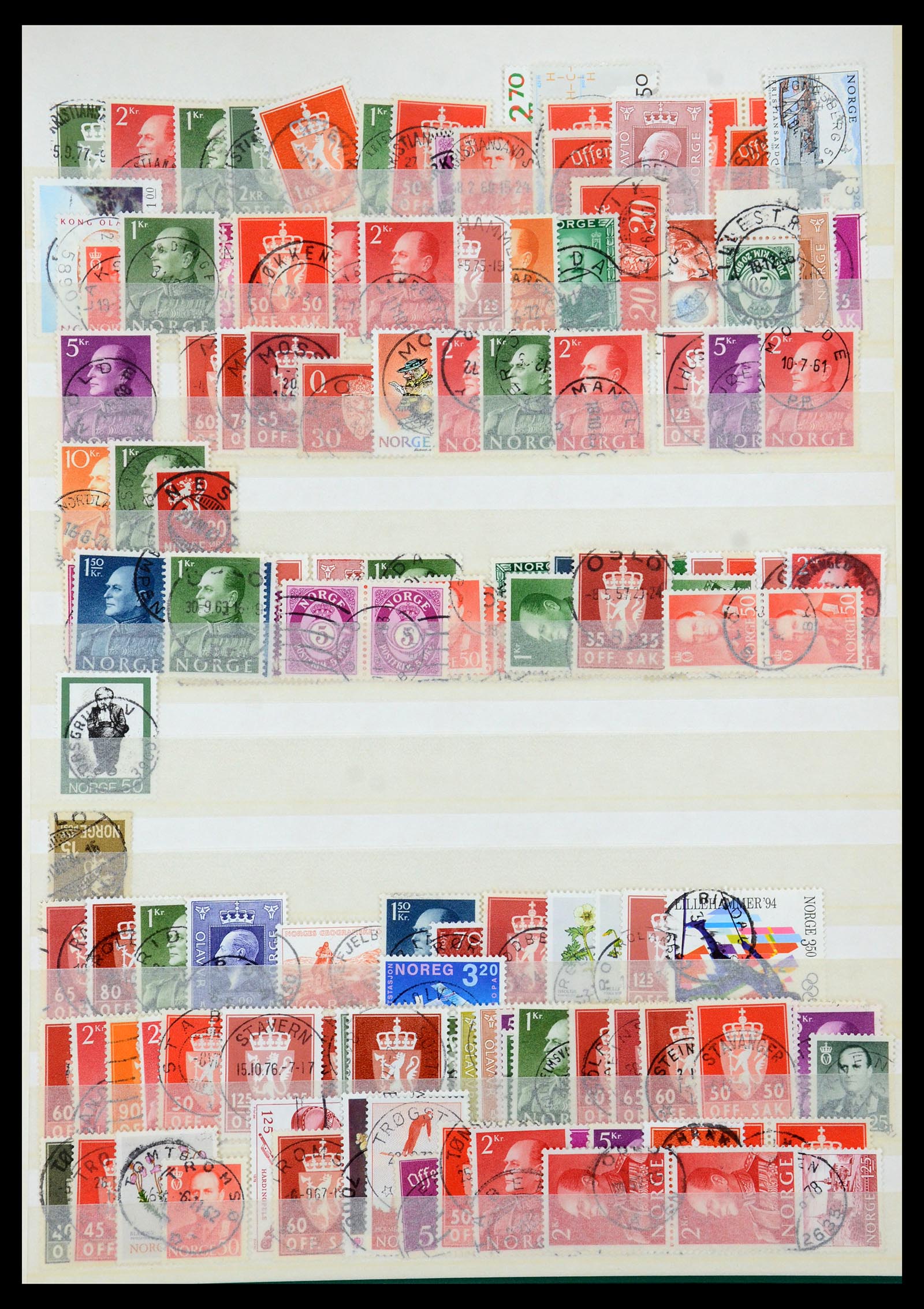 35844 009 - Postzegelverzameling 35844 Noorwegen 1871-2000.