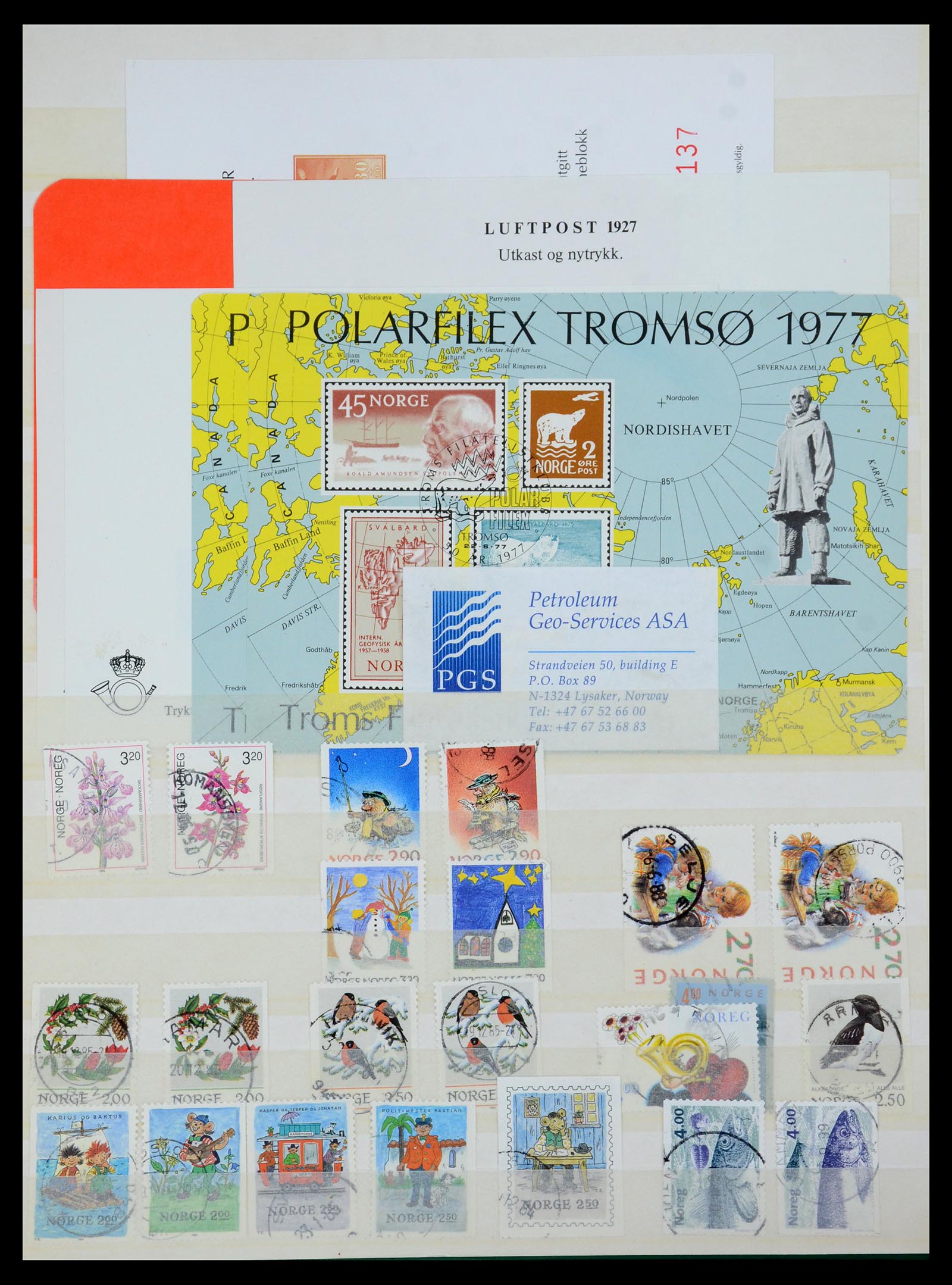 35844 014 - Postzegelverzameling 35844 Noorwegen 1871-2000.
