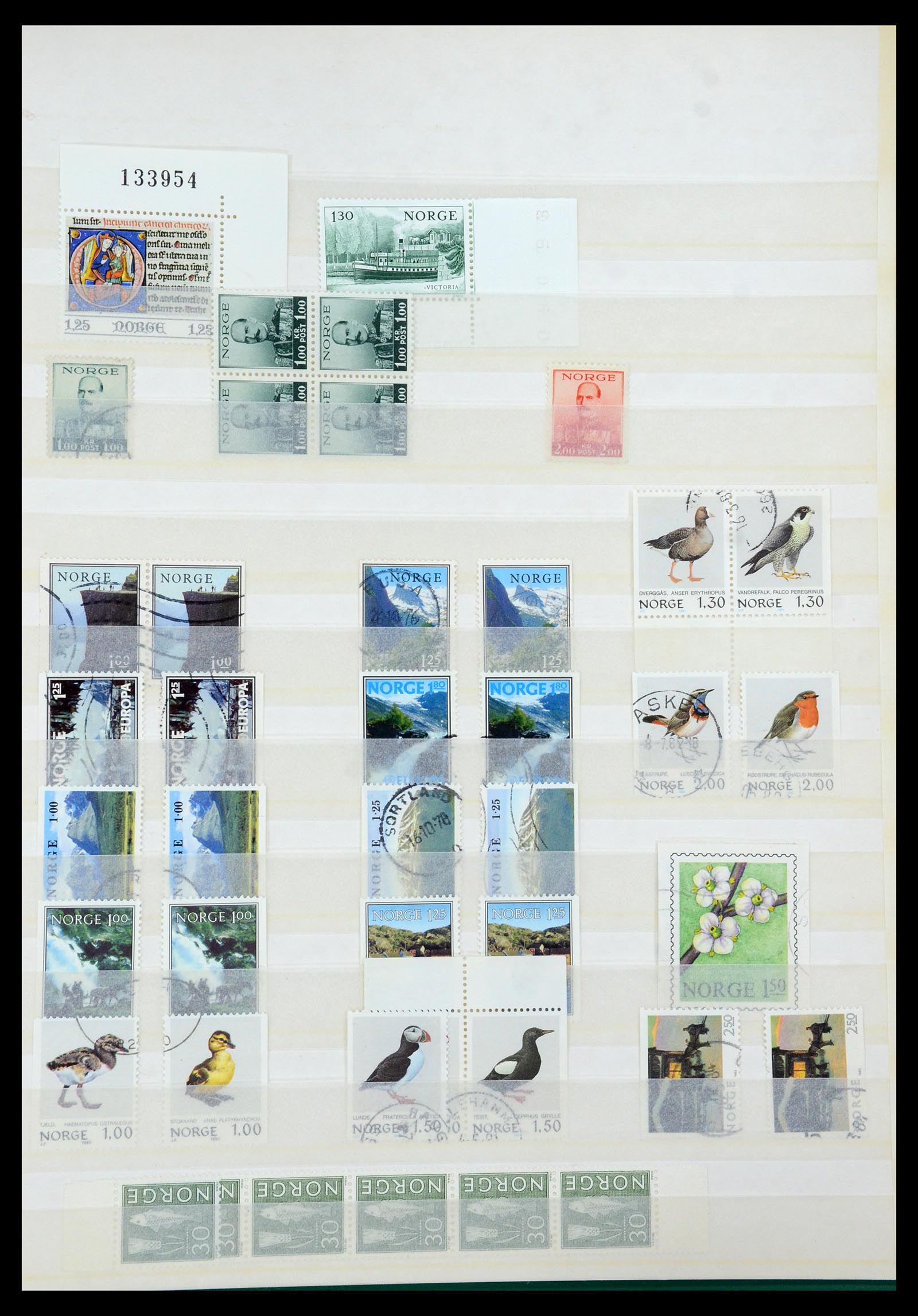 35844 015 - Postzegelverzameling 35844 Noorwegen 1871-2000.