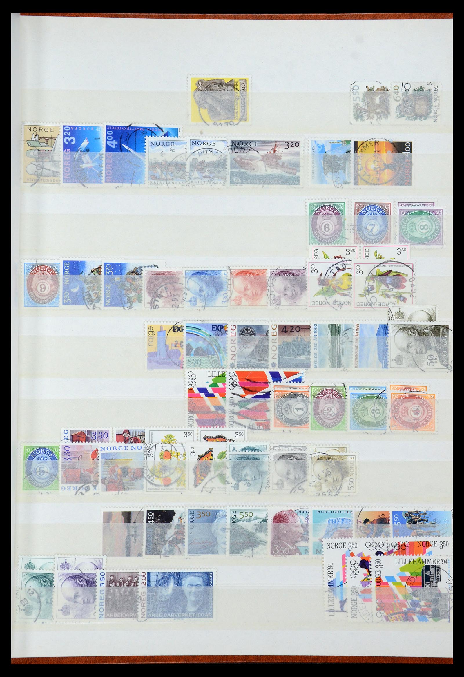 35844 017 - Postzegelverzameling 35844 Noorwegen 1871-2000.
