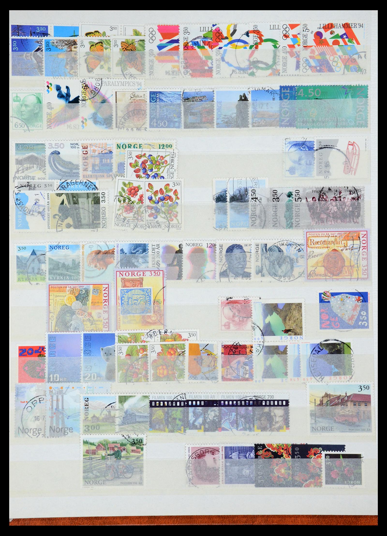 35844 018 - Postzegelverzameling 35844 Noorwegen 1871-2000.