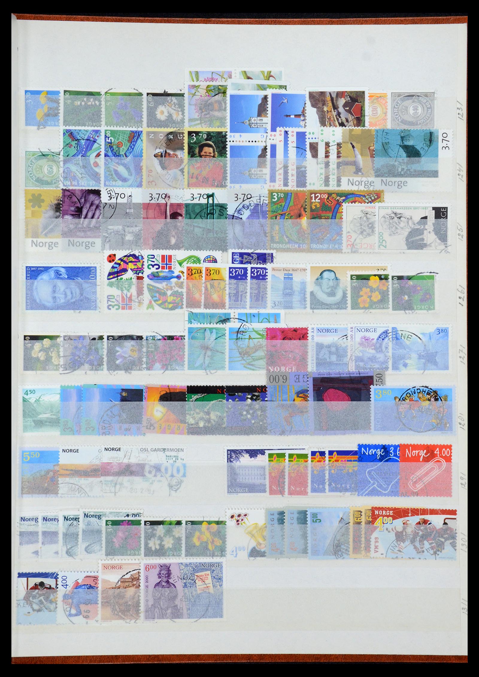 35844 019 - Postzegelverzameling 35844 Noorwegen 1871-2000.