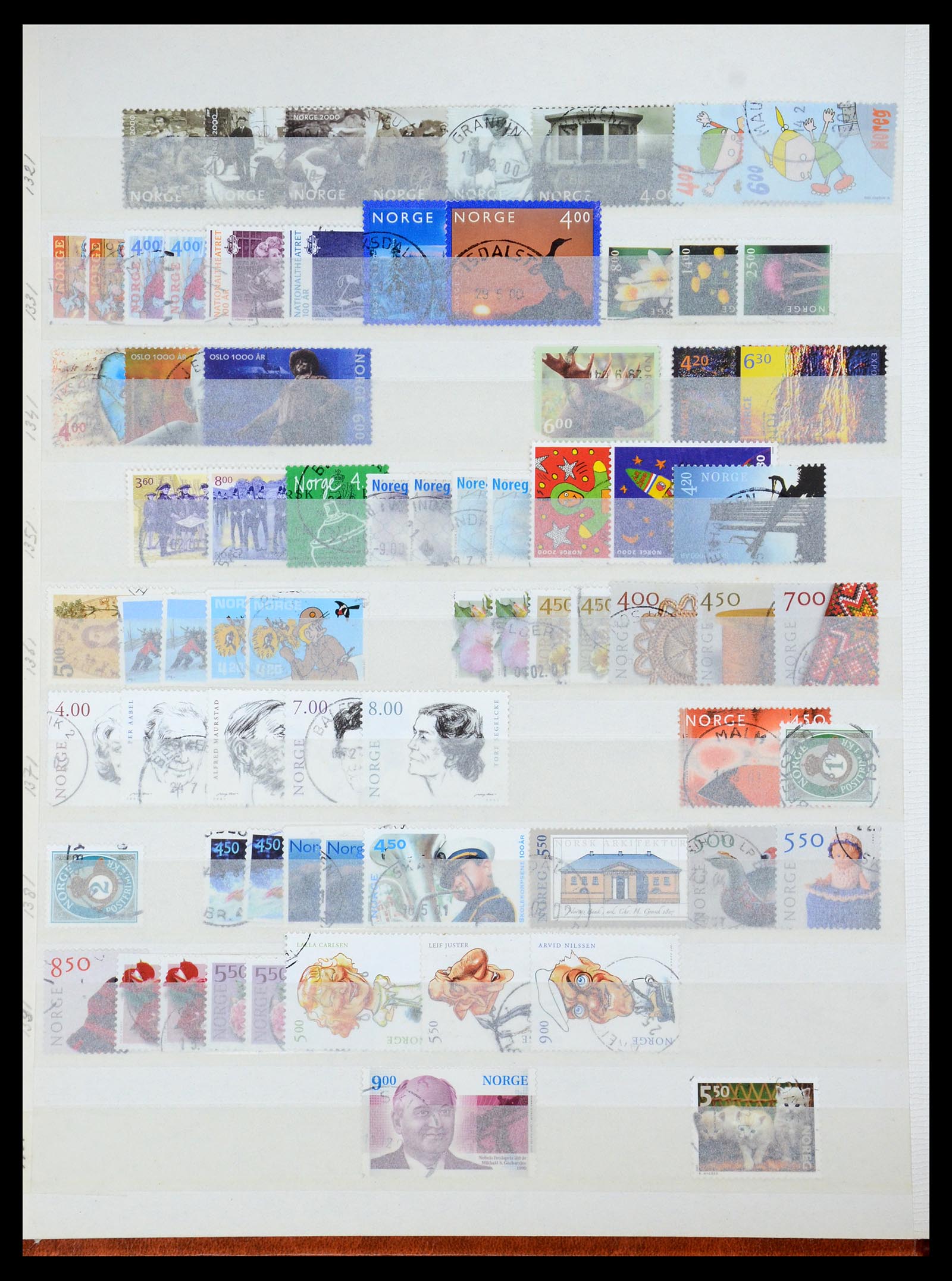 35844 020 - Postzegelverzameling 35844 Noorwegen 1871-2000.