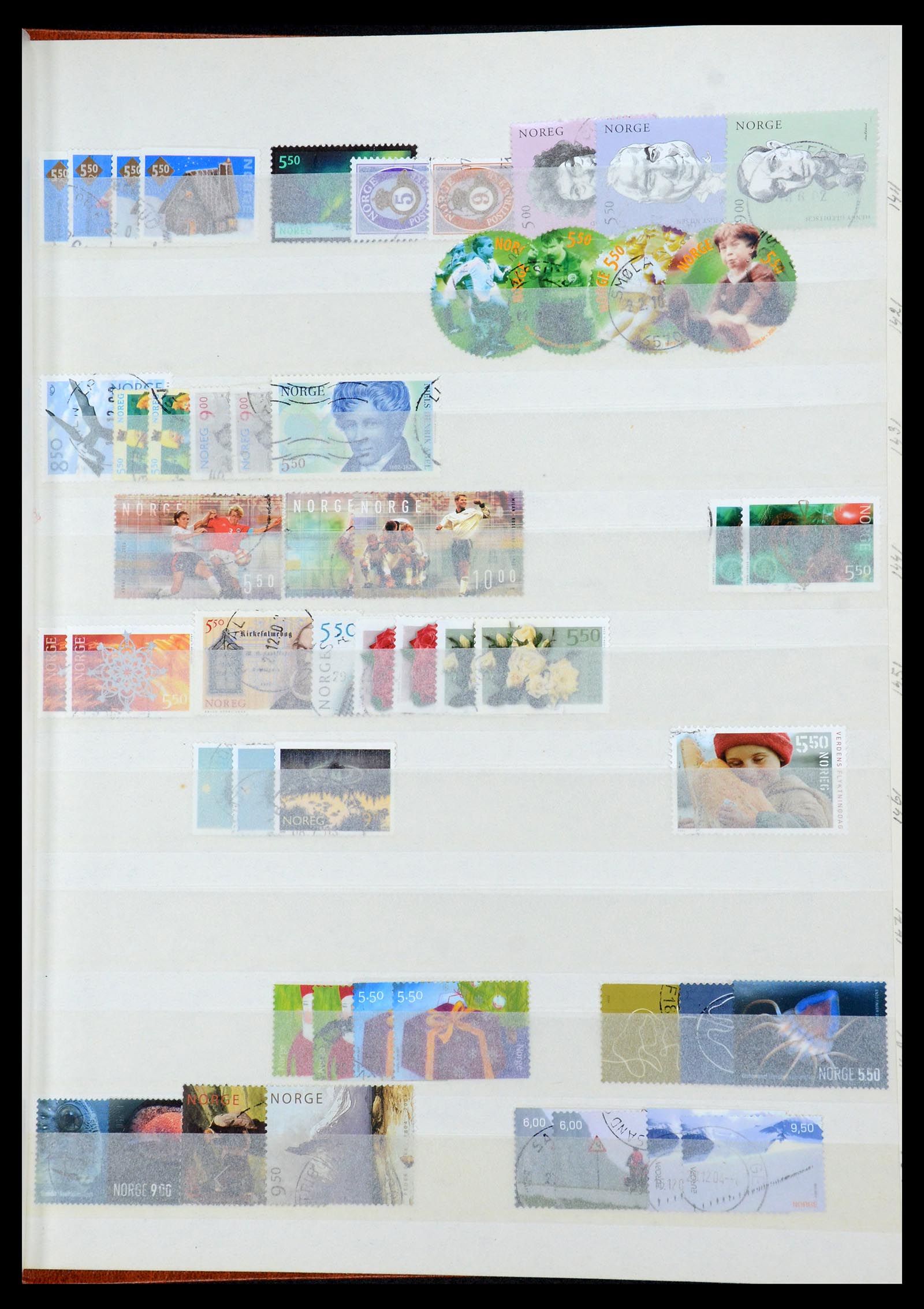 35844 021 - Postzegelverzameling 35844 Noorwegen 1871-2000.