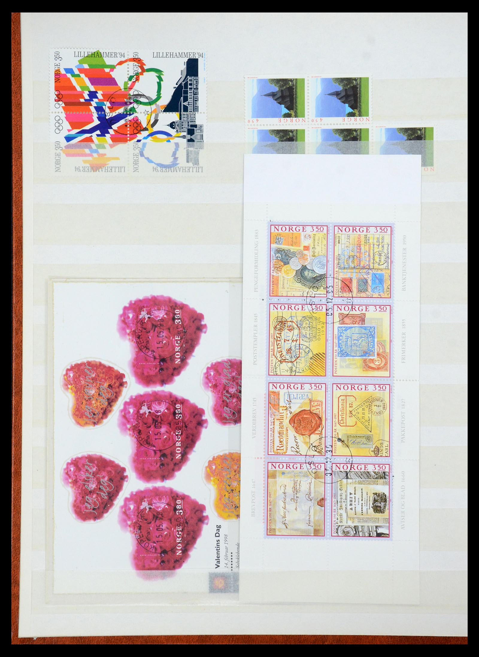 35844 025 - Postzegelverzameling 35844 Noorwegen 1871-2000.