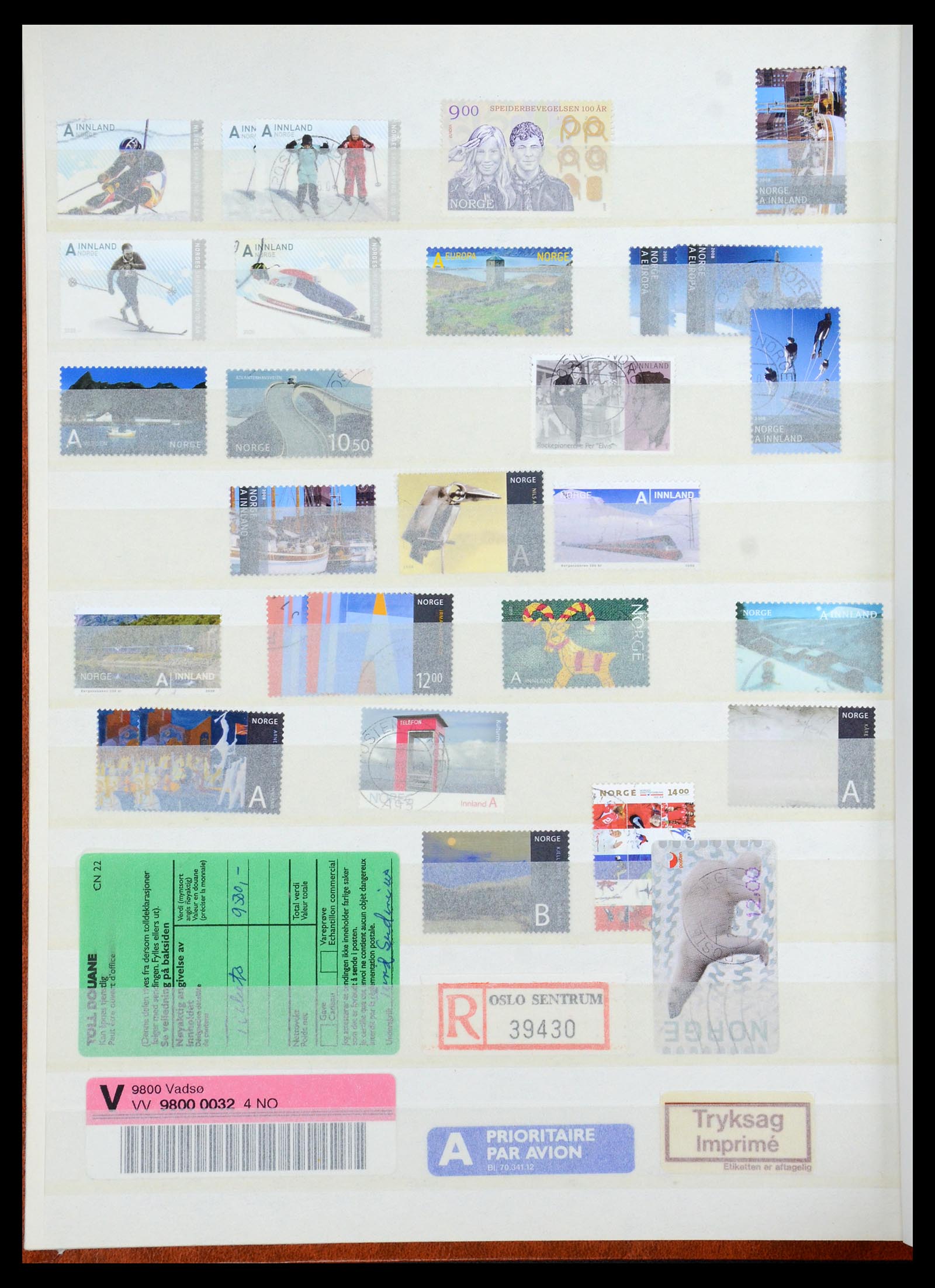 35844 028 - Postzegelverzameling 35844 Noorwegen 1871-2000.
