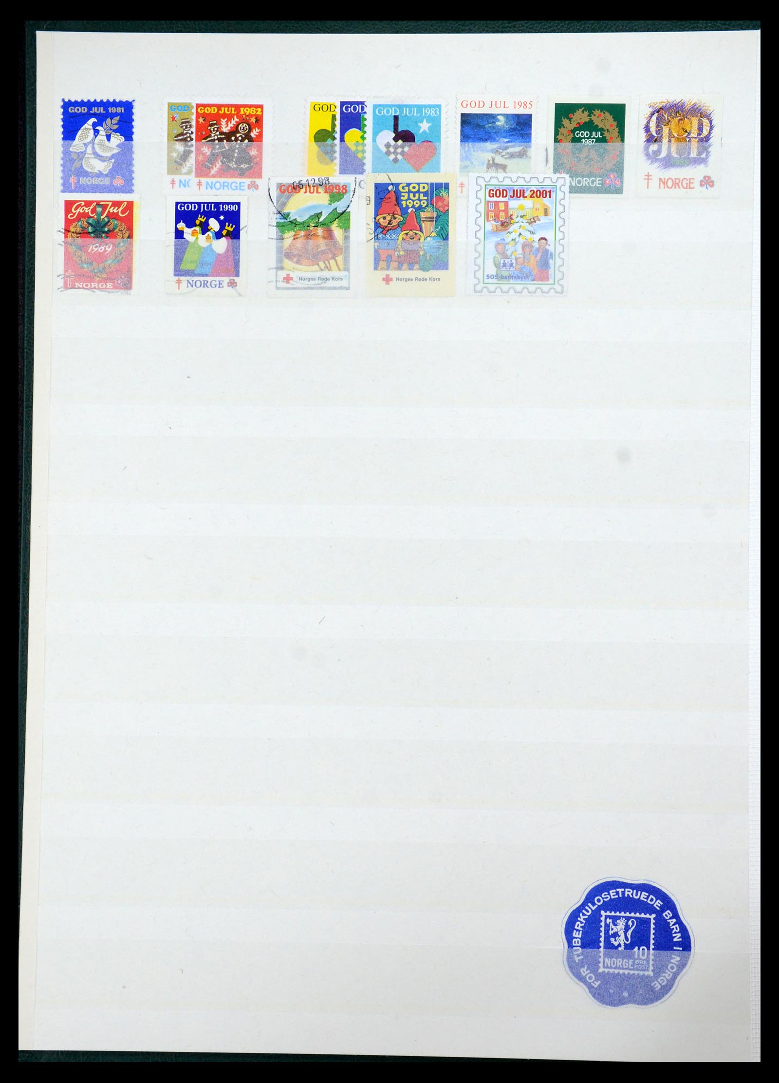 35844 030 - Postzegelverzameling 35844 Noorwegen 1871-2000.