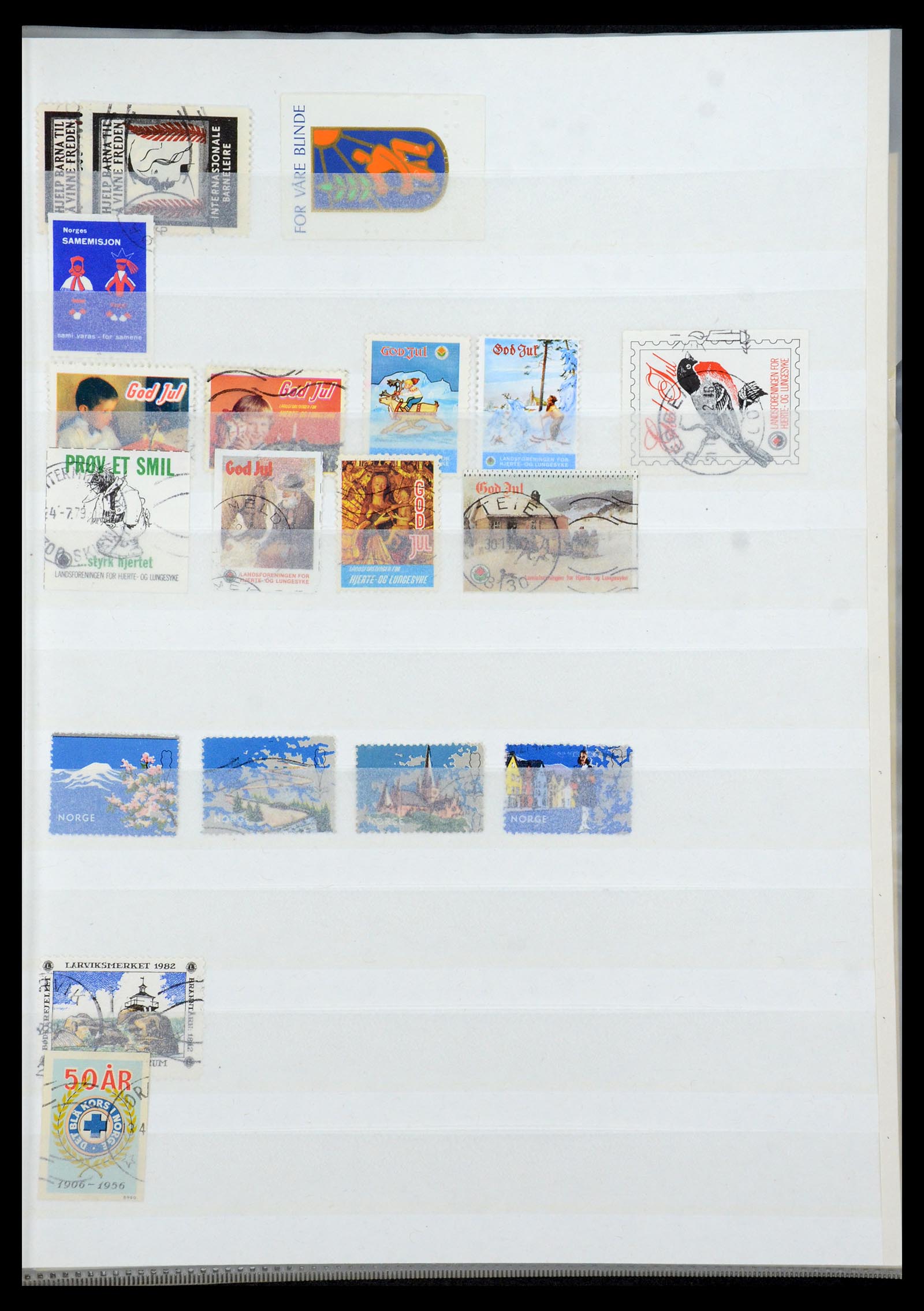 35844 033 - Postzegelverzameling 35844 Noorwegen 1871-2000.
