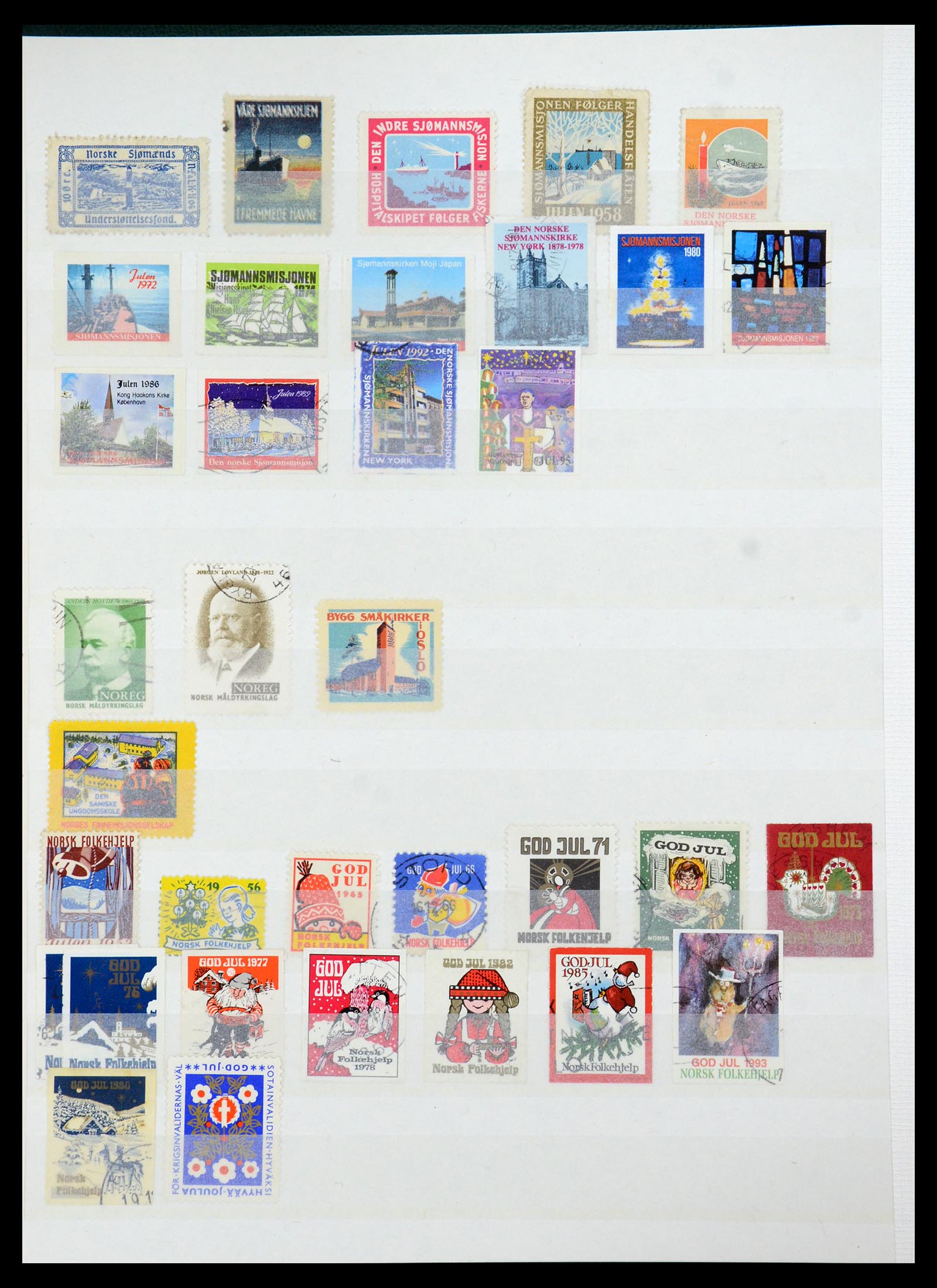 35844 035 - Postzegelverzameling 35844 Noorwegen 1871-2000.