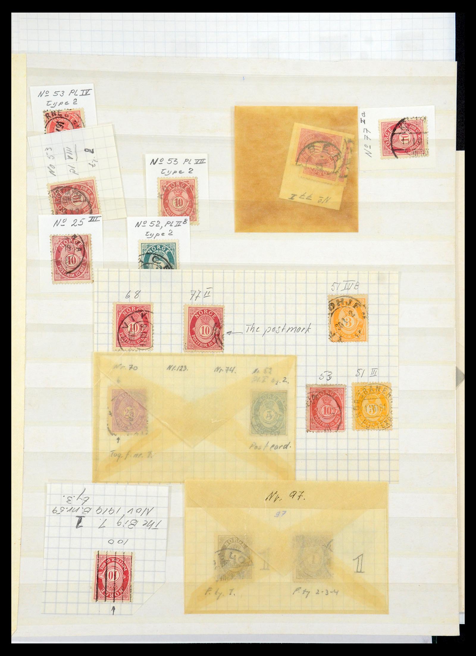 35844 039 - Postzegelverzameling 35844 Noorwegen 1871-2000.