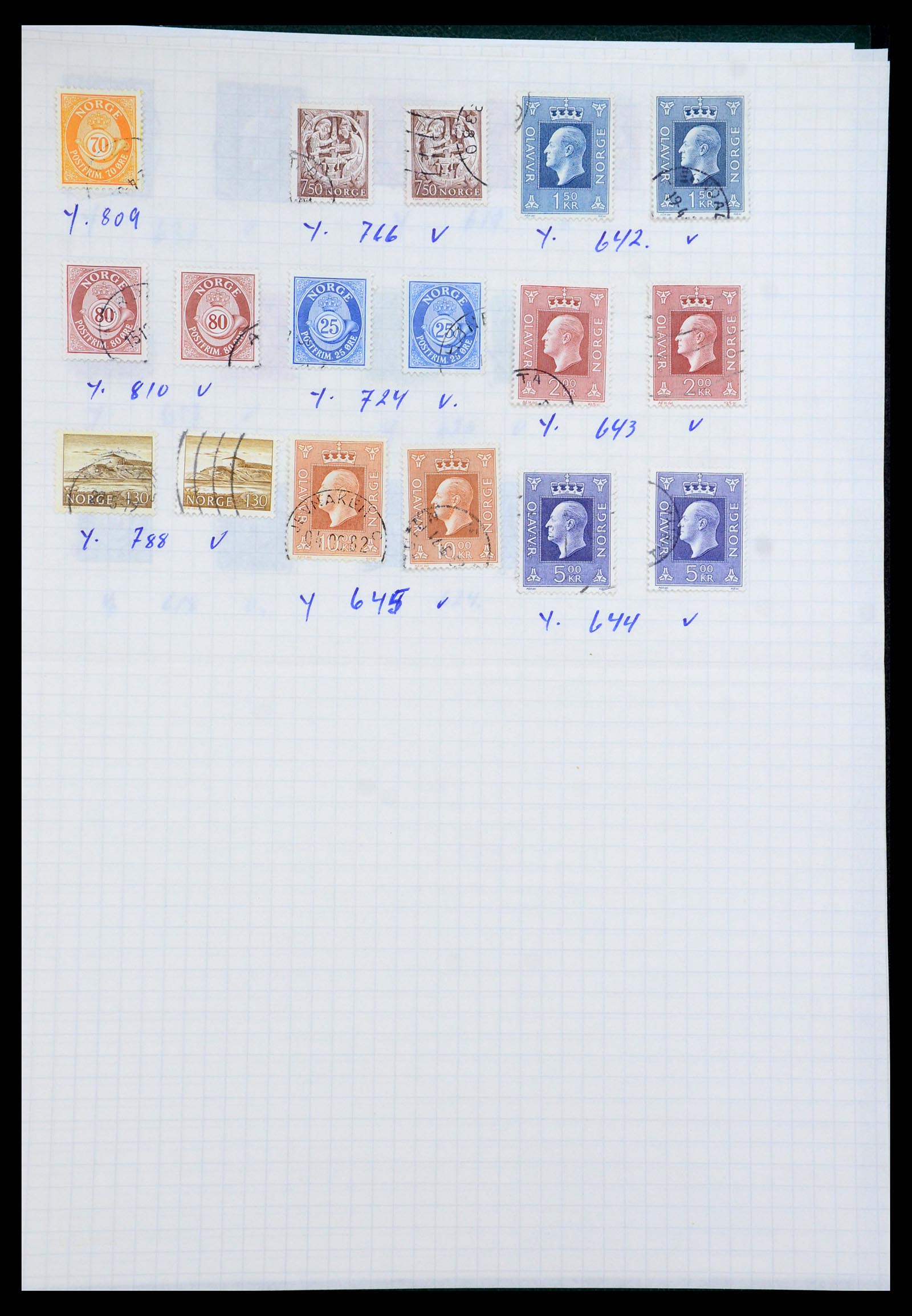 35844 046 - Postzegelverzameling 35844 Noorwegen 1871-2000.