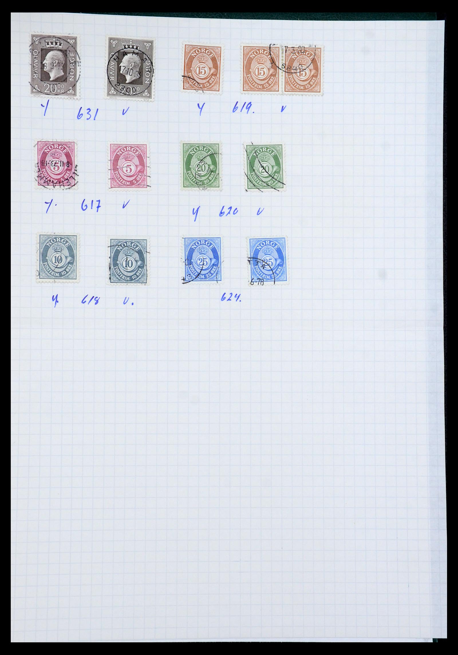 35844 047 - Postzegelverzameling 35844 Noorwegen 1871-2000.