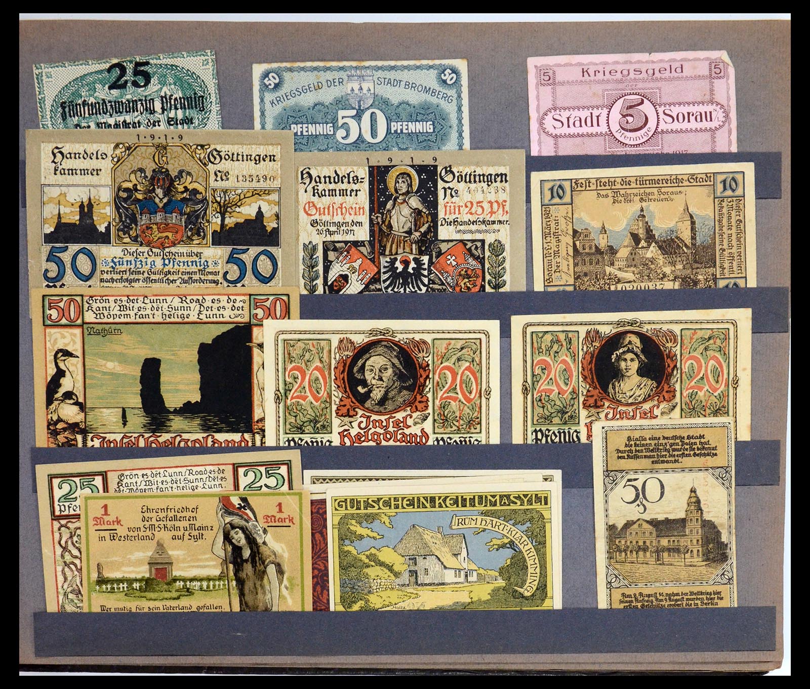 35845 003 - Postzegelverzameling 35845 Duitsland noodgeld.