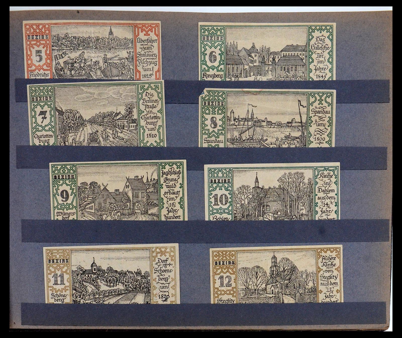 35845 006 - Stamp Collection 35845 Germany emergency money.
