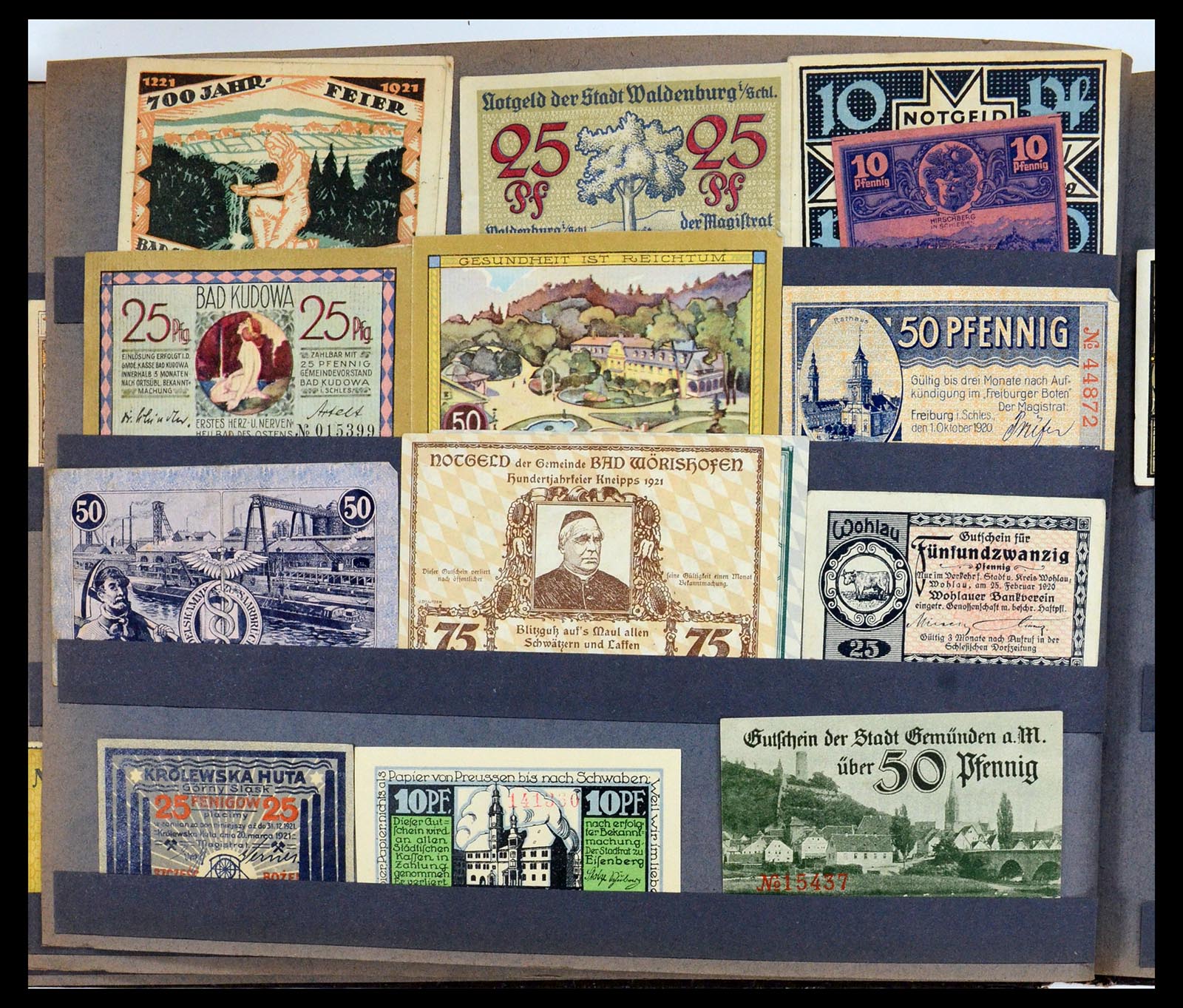 35845 014 - Postzegelverzameling 35845 Duitsland noodgeld.