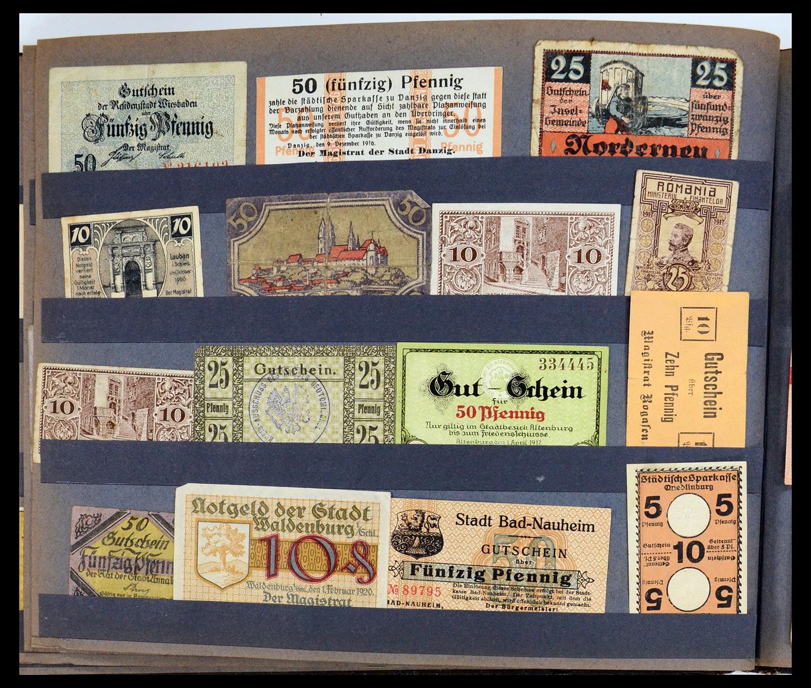 35845 016 - Postzegelverzameling 35845 Duitsland noodgeld.
