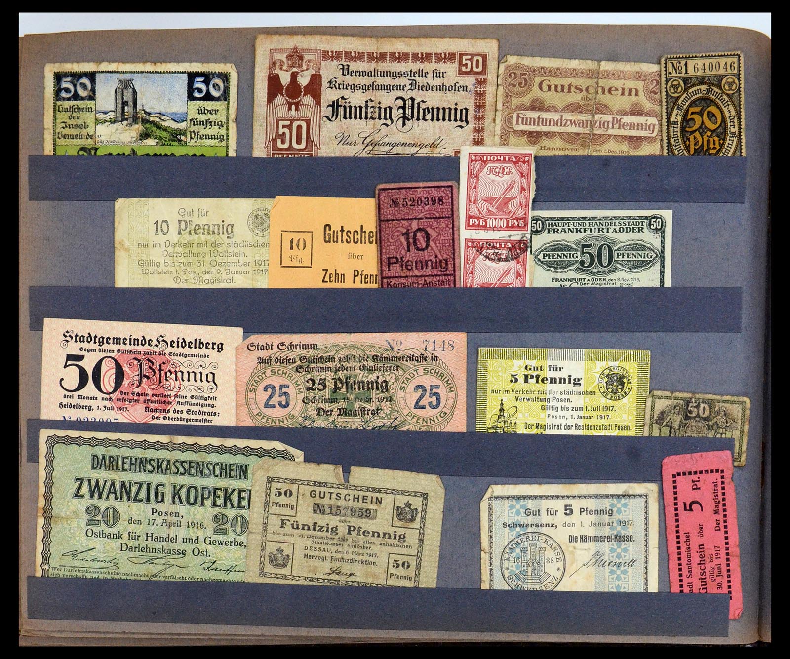 35845 030 - Postzegelverzameling 35845 Duitsland noodgeld.