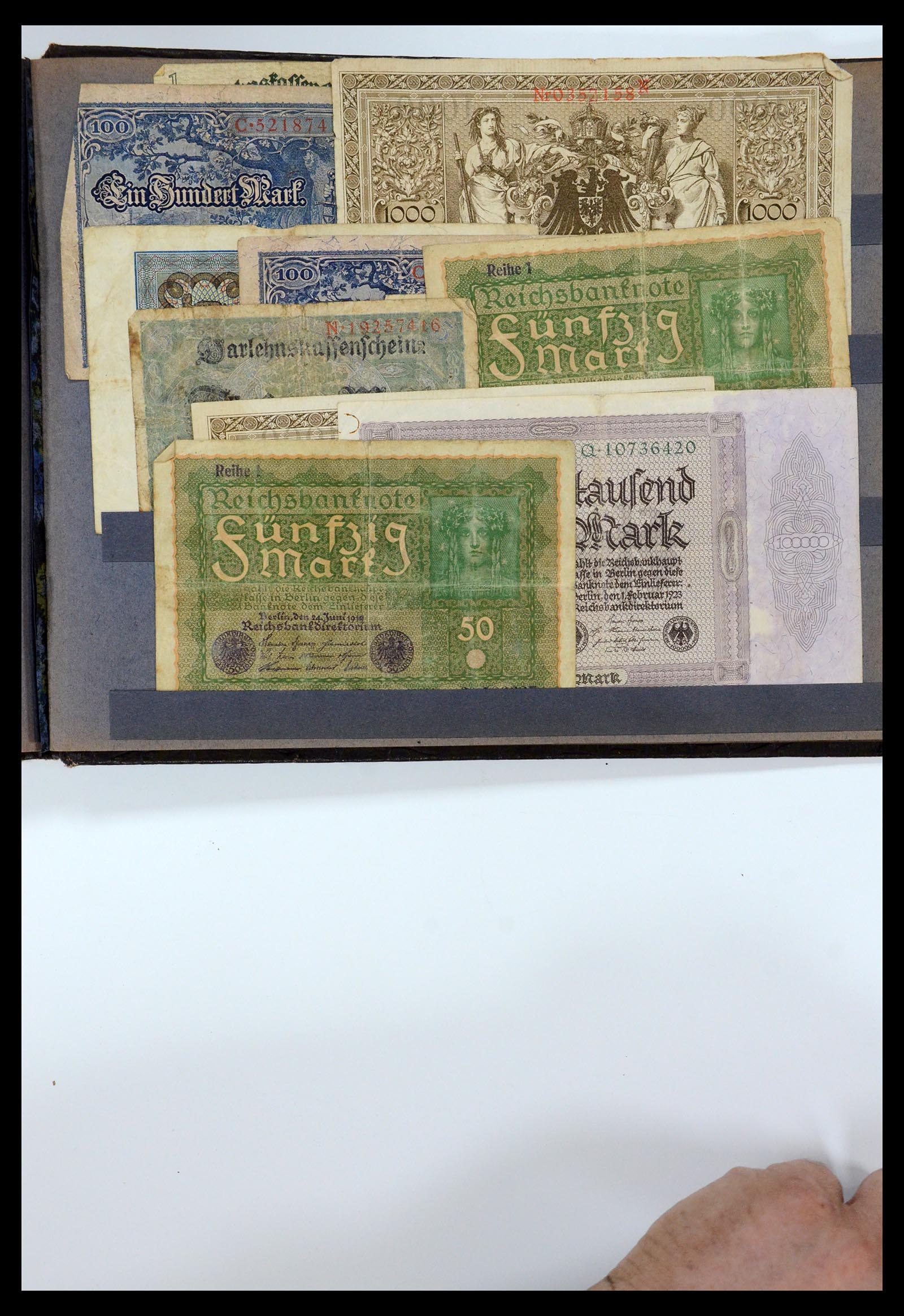 35845 037 - Stamp Collection 35845 Germany emergency money.