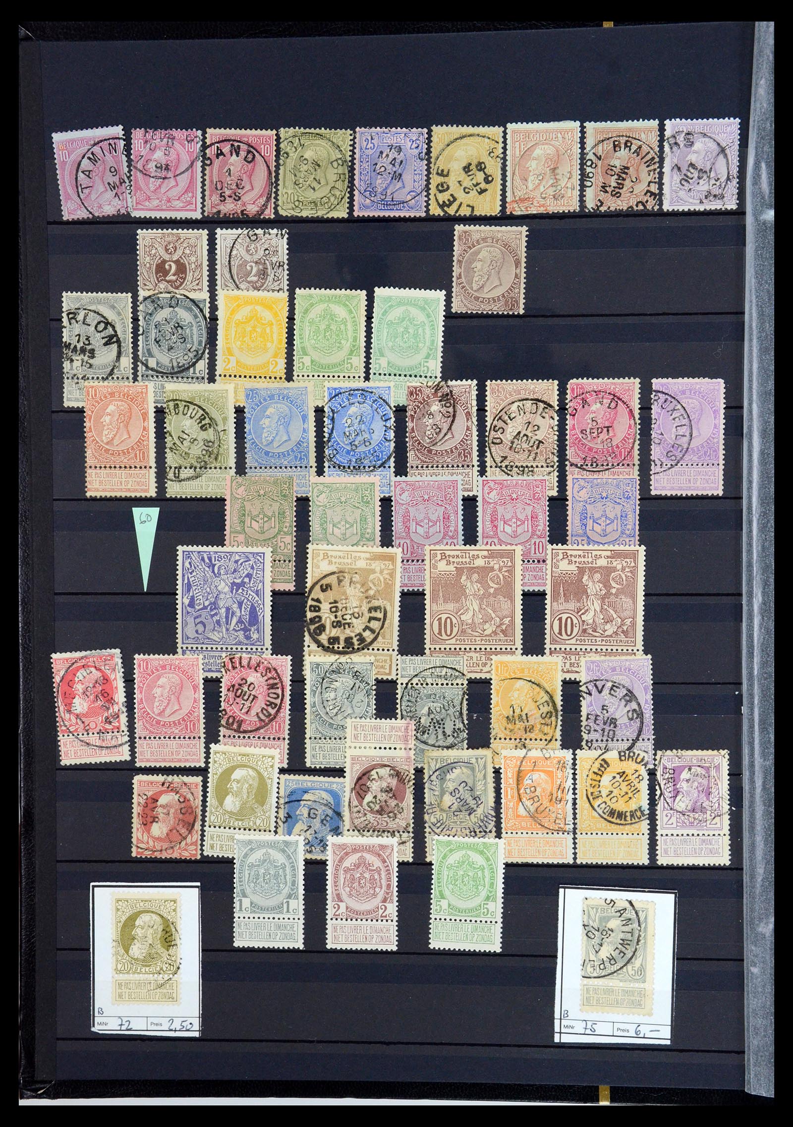 35847 002 - Stamp Collection 35847 Belgium 1849-1974.