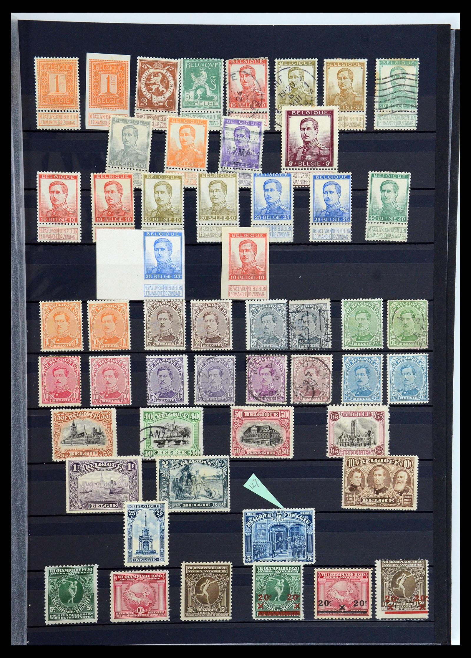 35847 003 - Stamp Collection 35847 Belgium 1849-1974.
