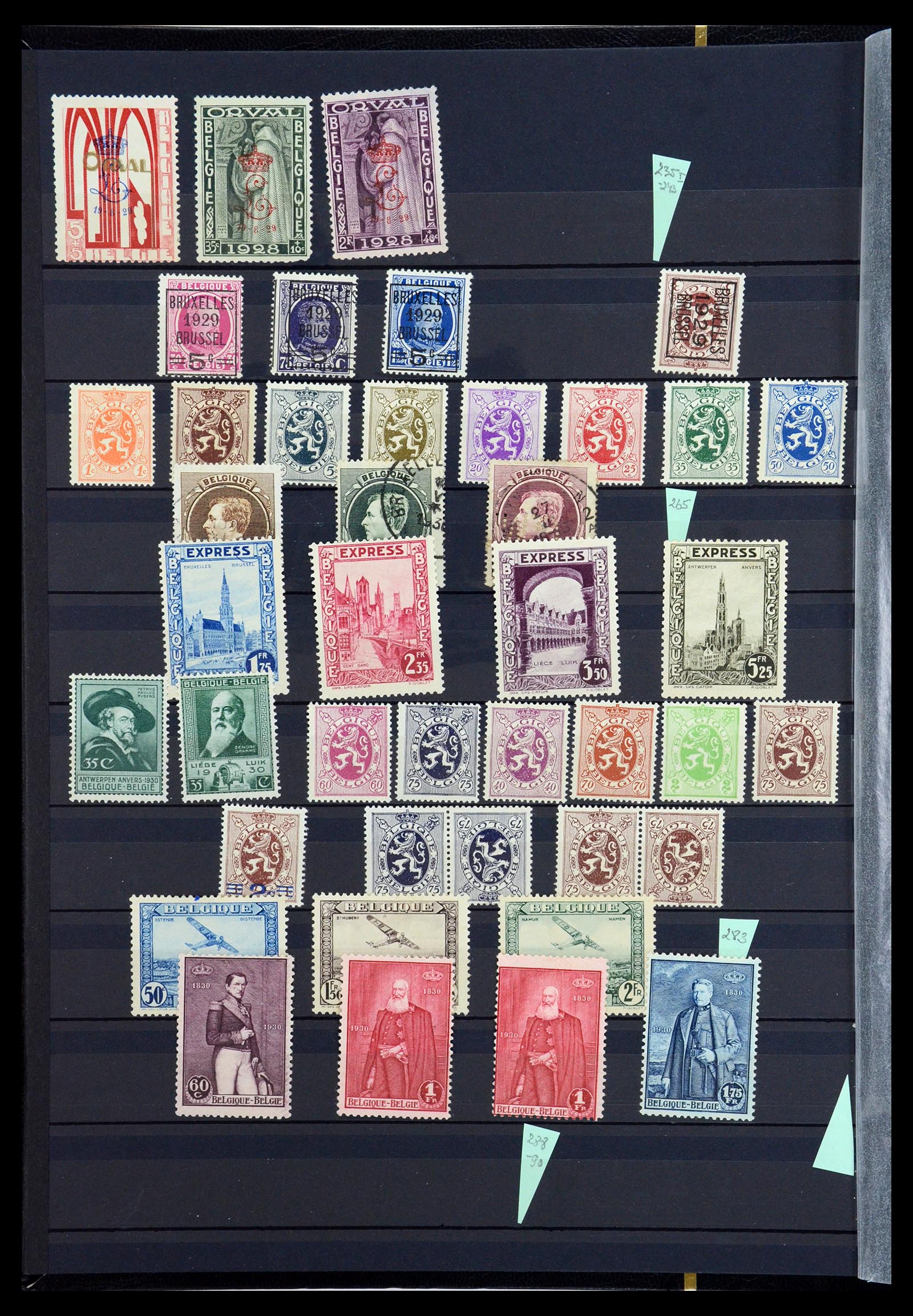 35847 007 - Stamp Collection 35847 Belgium 1849-1974.