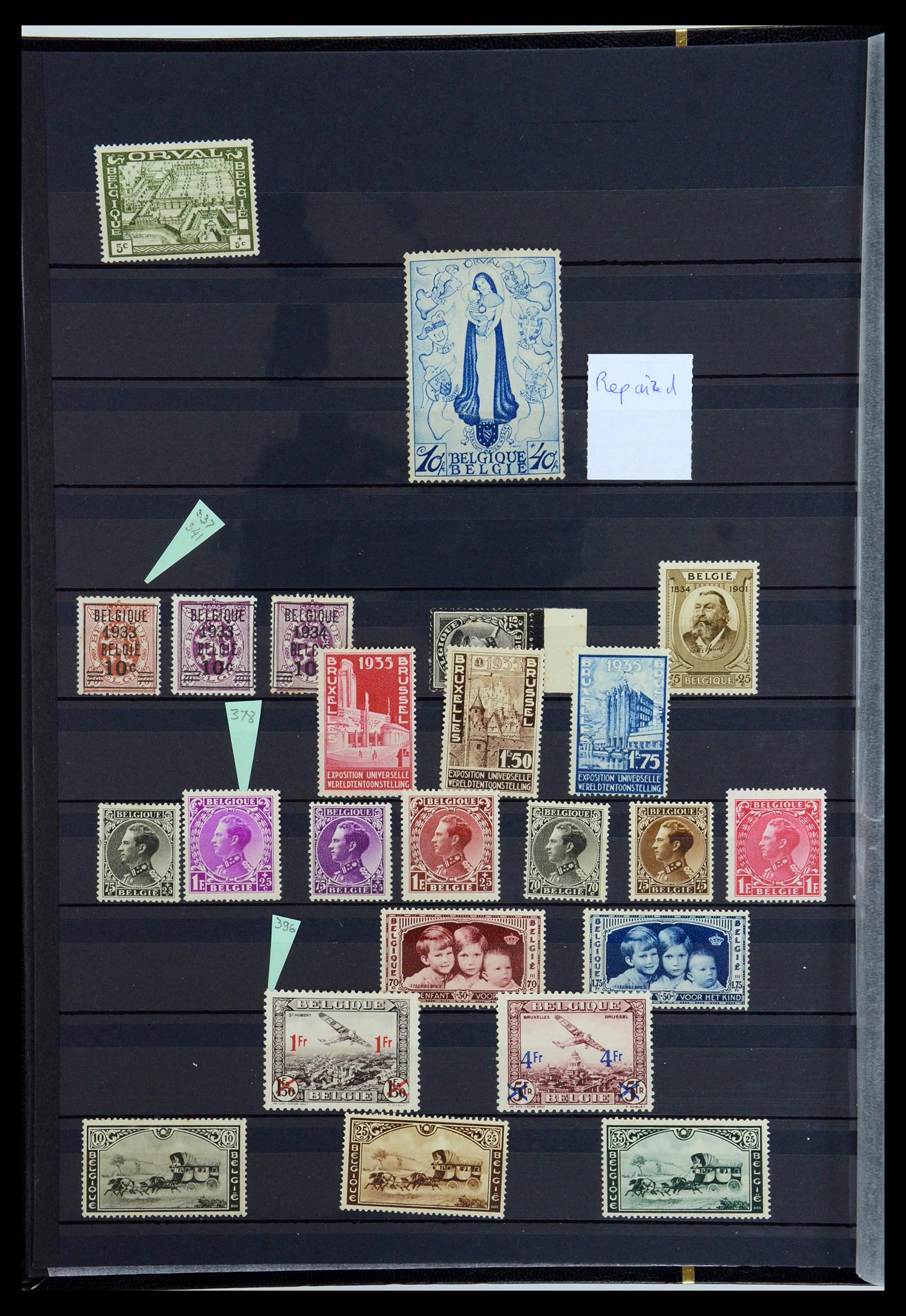 35847 008 - Stamp Collection 35847 Belgium 1849-1974.