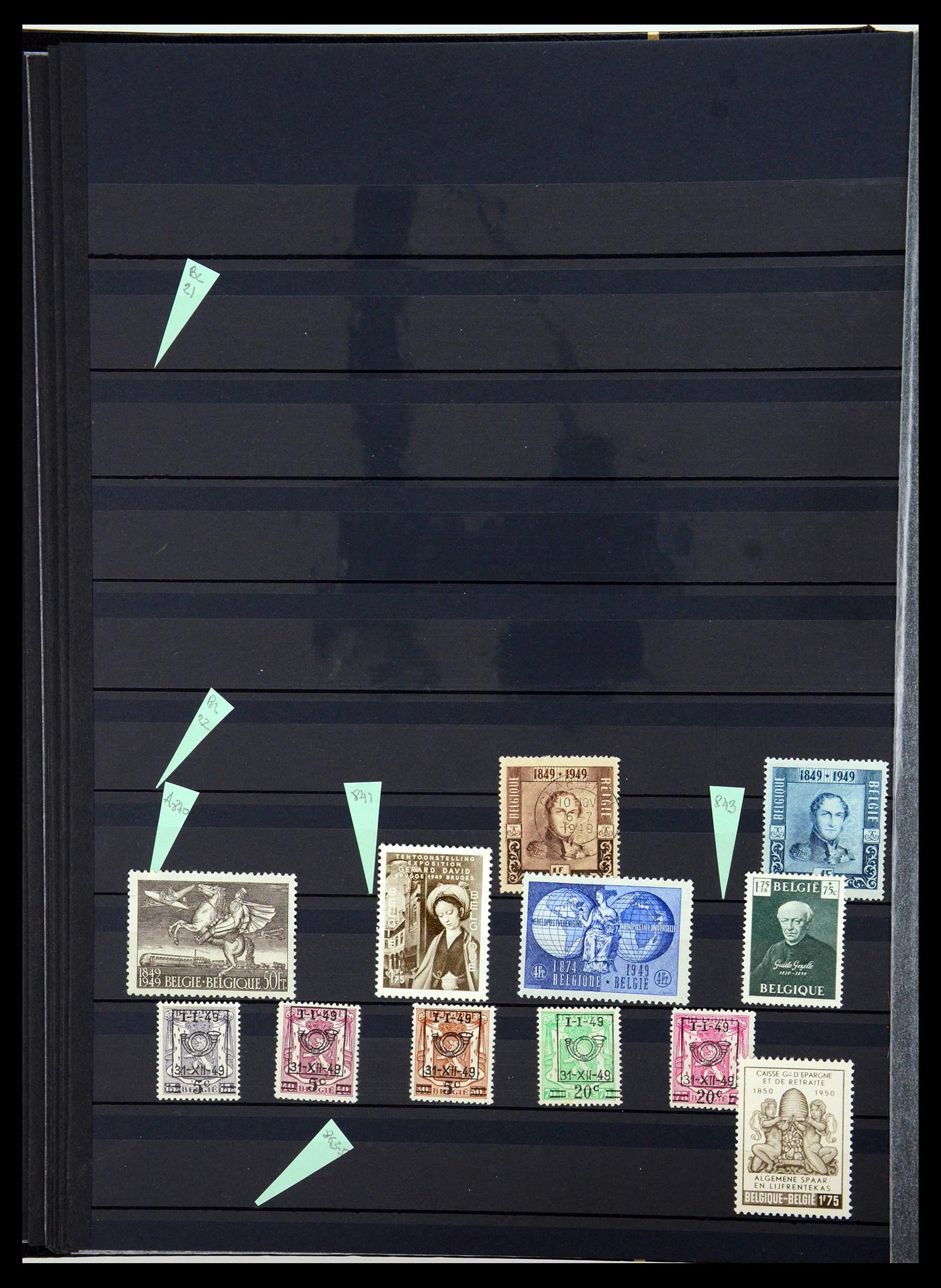35847 023 - Stamp Collection 35847 Belgium 1849-1974.