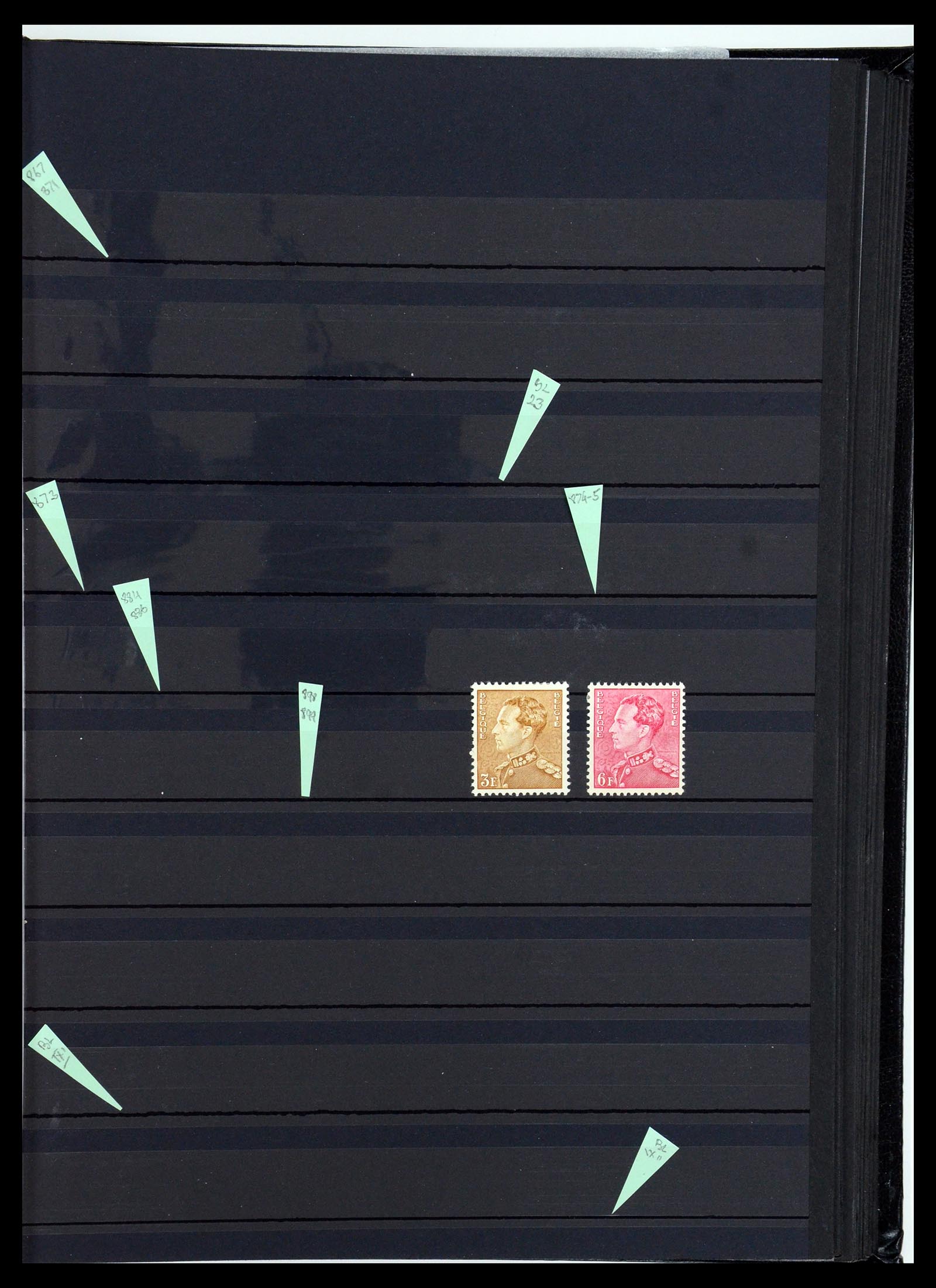 35847 024 - Stamp Collection 35847 Belgium 1849-1974.