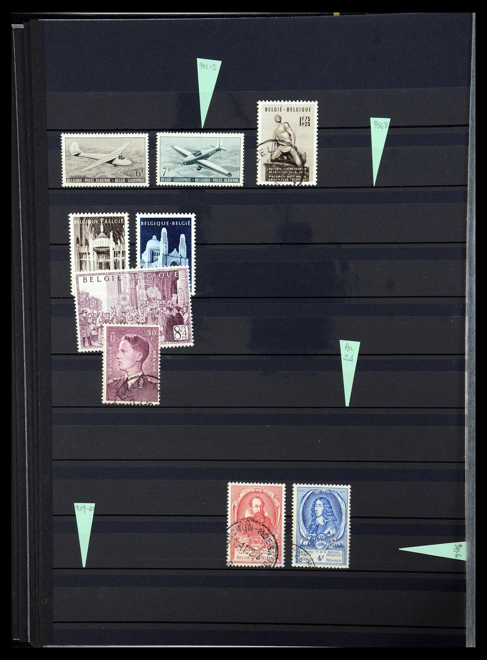 35847 025 - Stamp Collection 35847 Belgium 1849-1974.