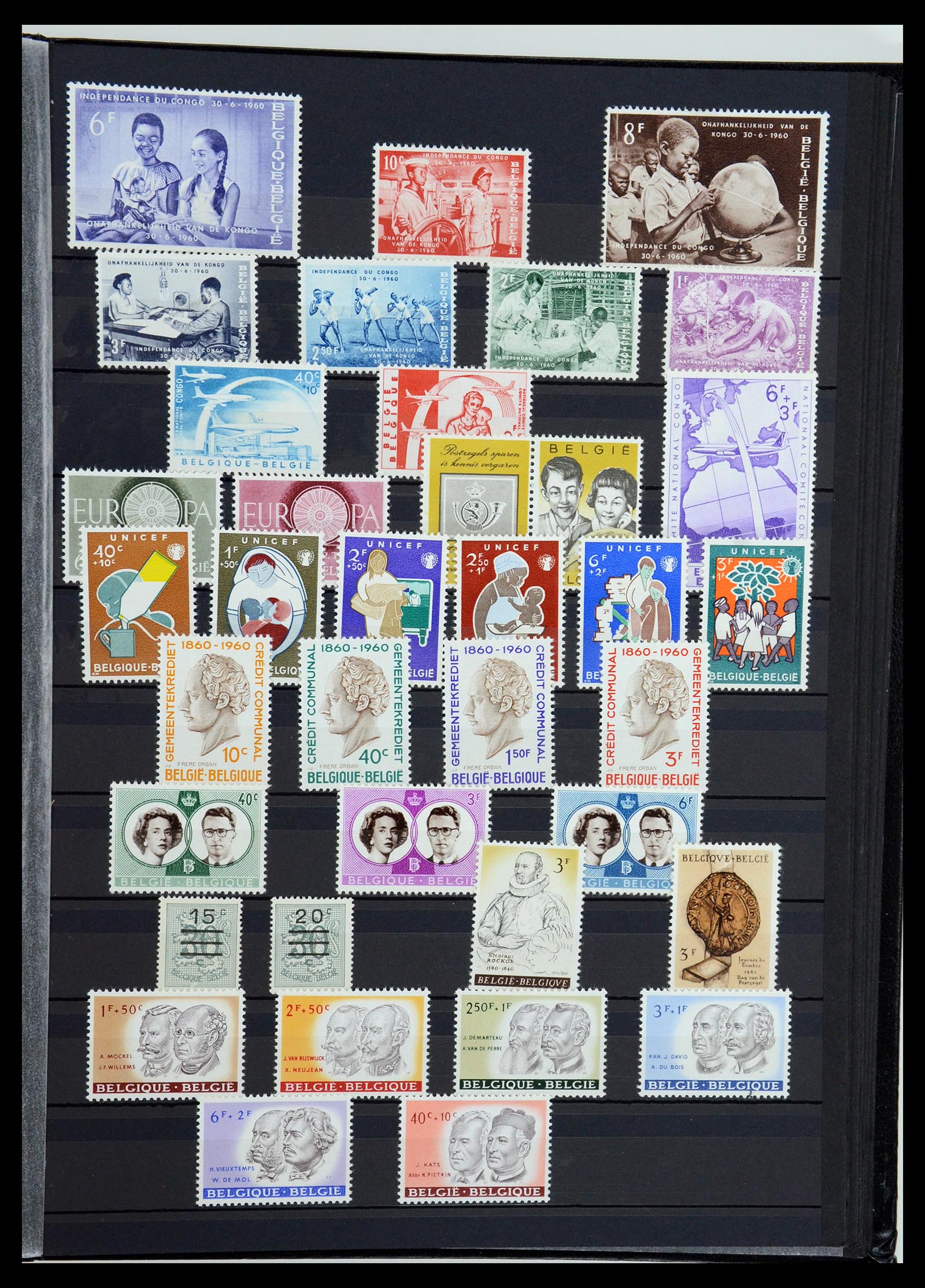 35847 032 - Stamp Collection 35847 Belgium 1849-1974.