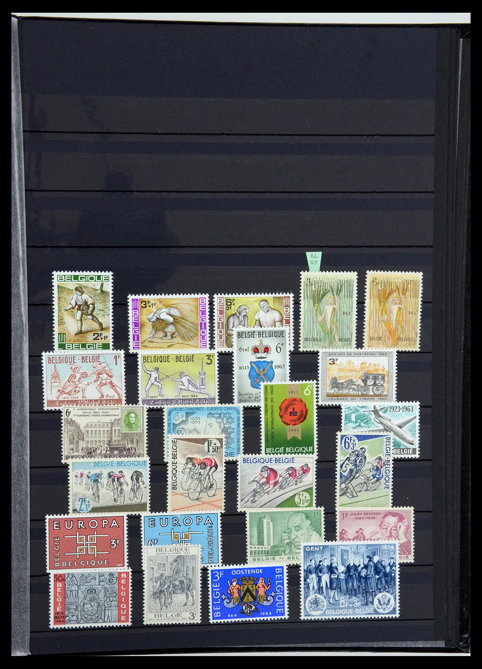 35847 034 - Stamp Collection 35847 Belgium 1849-1974.