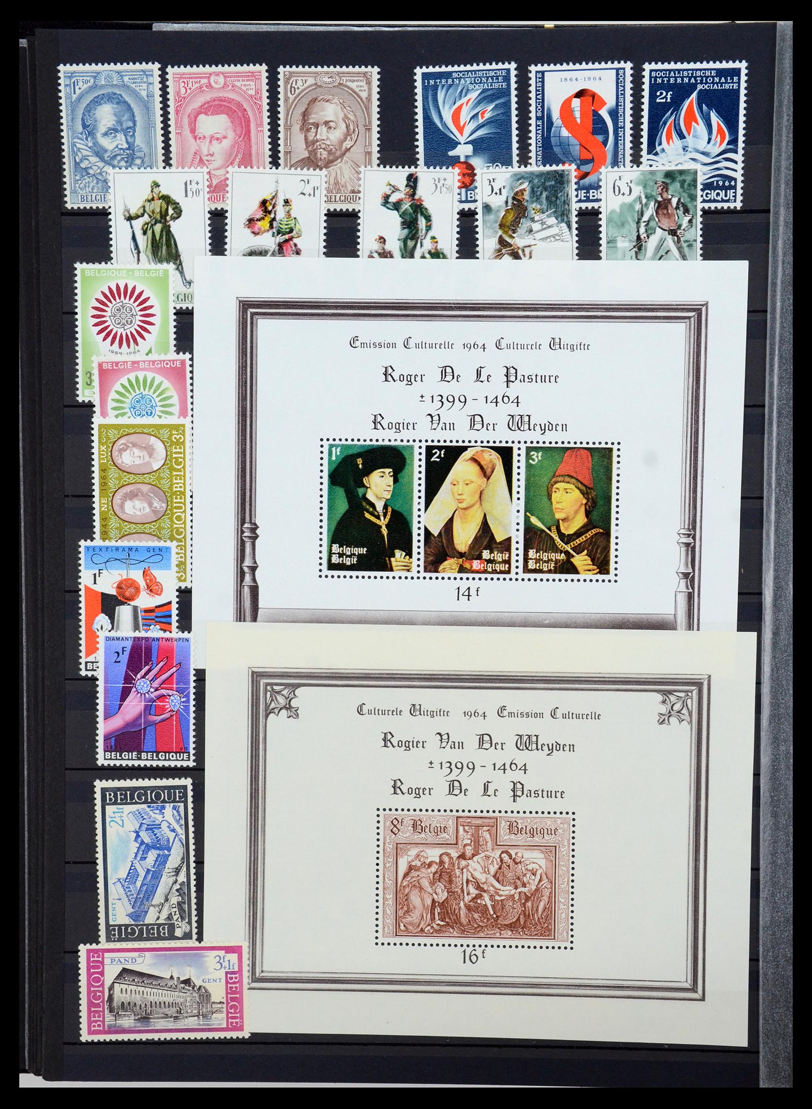 35847 035 - Stamp Collection 35847 Belgium 1849-1974.