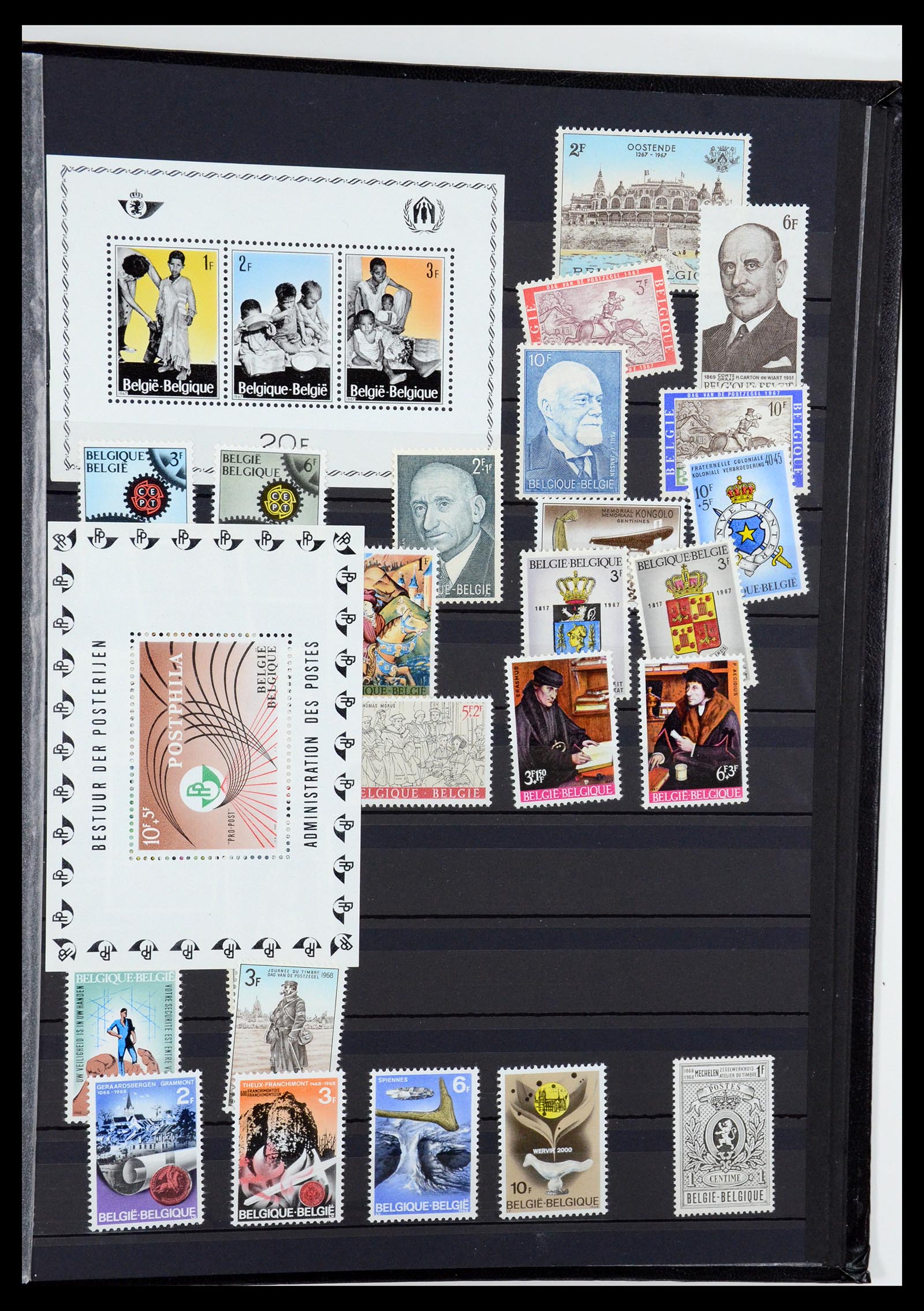35847 040 - Stamp Collection 35847 Belgium 1849-1974.