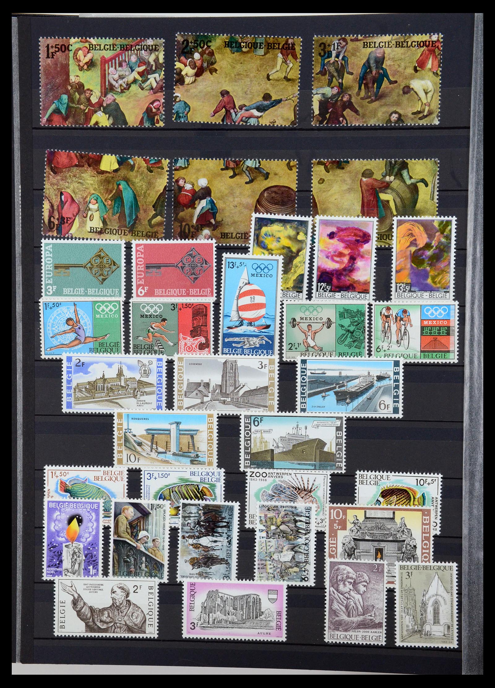 35847 041 - Stamp Collection 35847 Belgium 1849-1974.