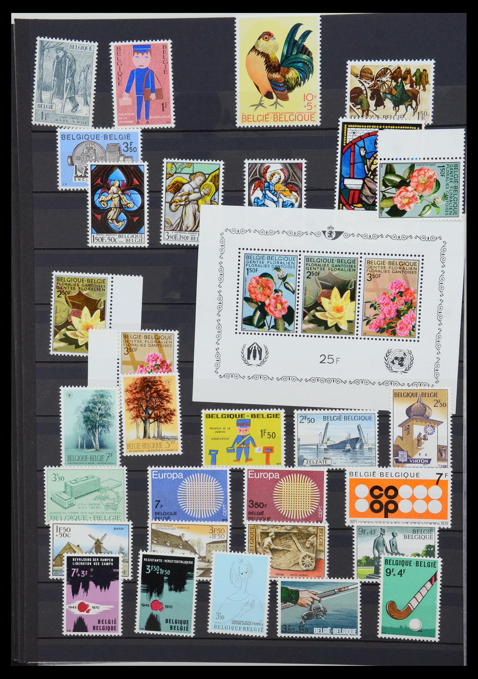 35847 043 - Stamp Collection 35847 Belgium 1849-1974.