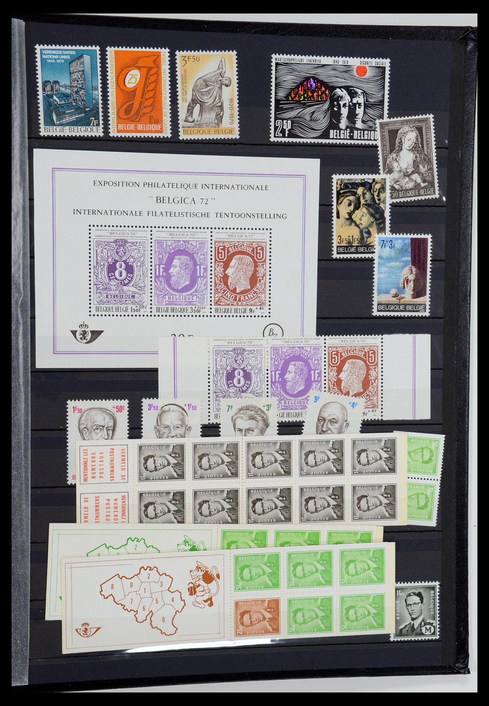35847 044 - Stamp Collection 35847 Belgium 1849-1974.