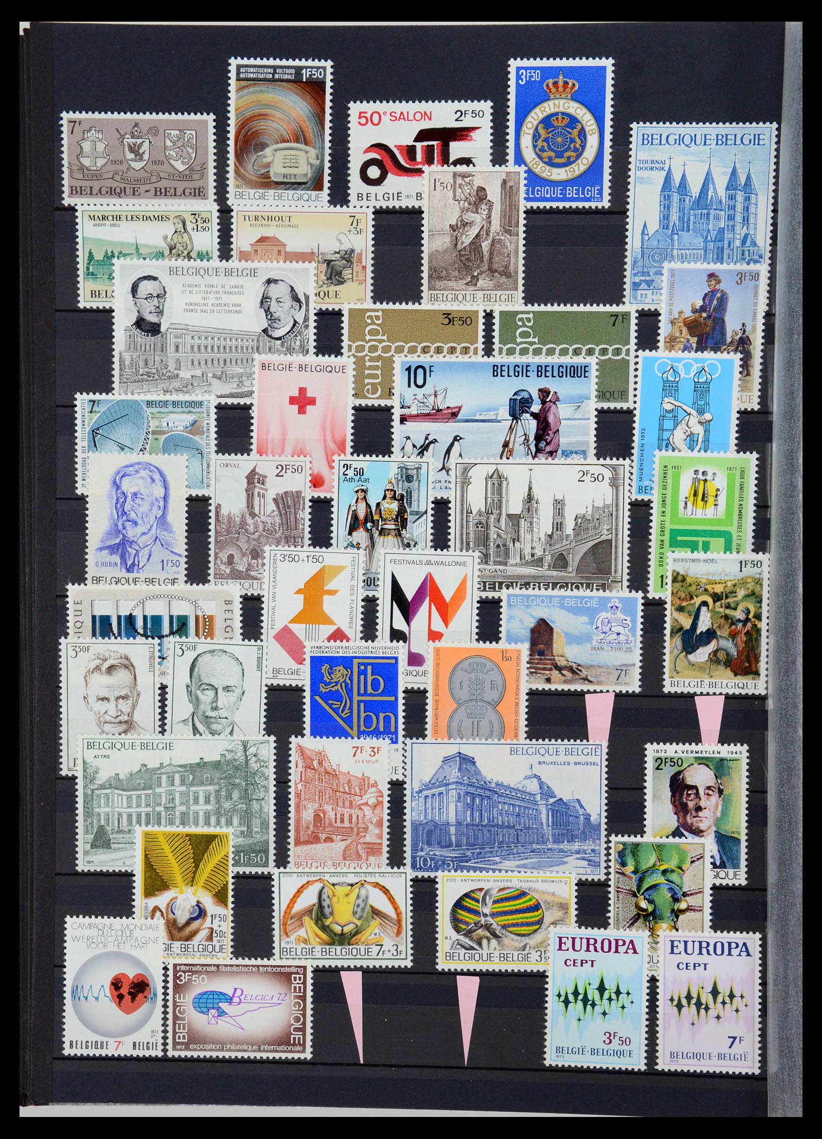 35847 045 - Stamp Collection 35847 Belgium 1849-1974.