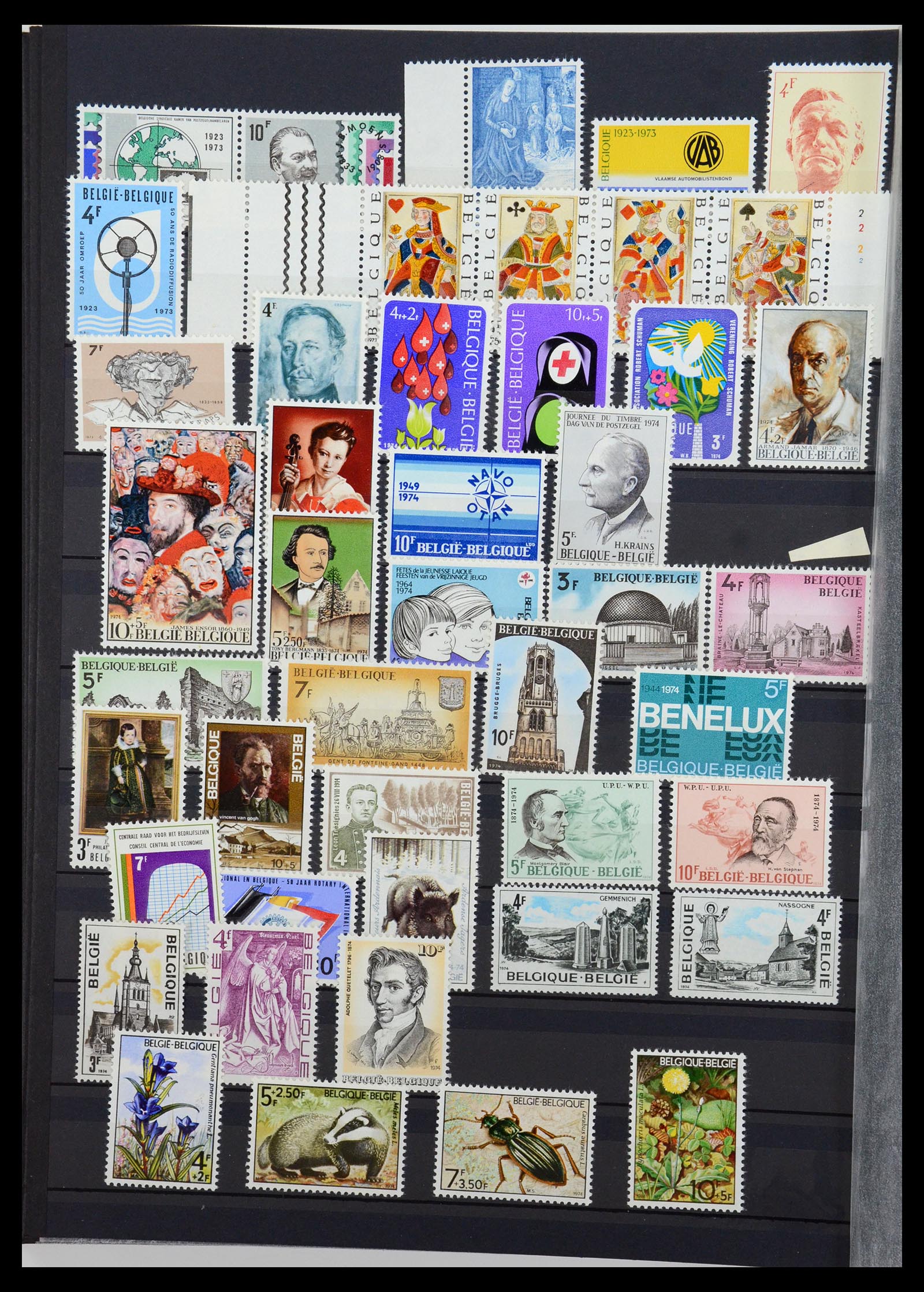 35847 047 - Stamp Collection 35847 Belgium 1849-1974.