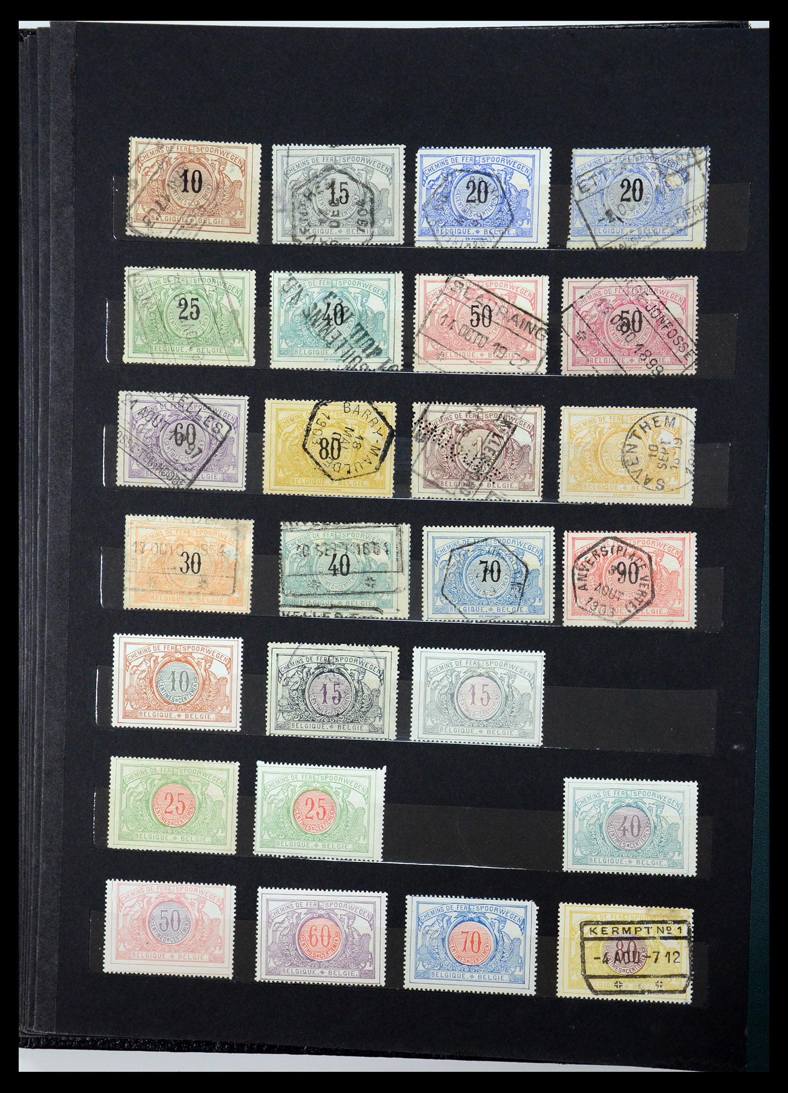 35847 063 - Stamp Collection 35847 Belgium 1849-1974.