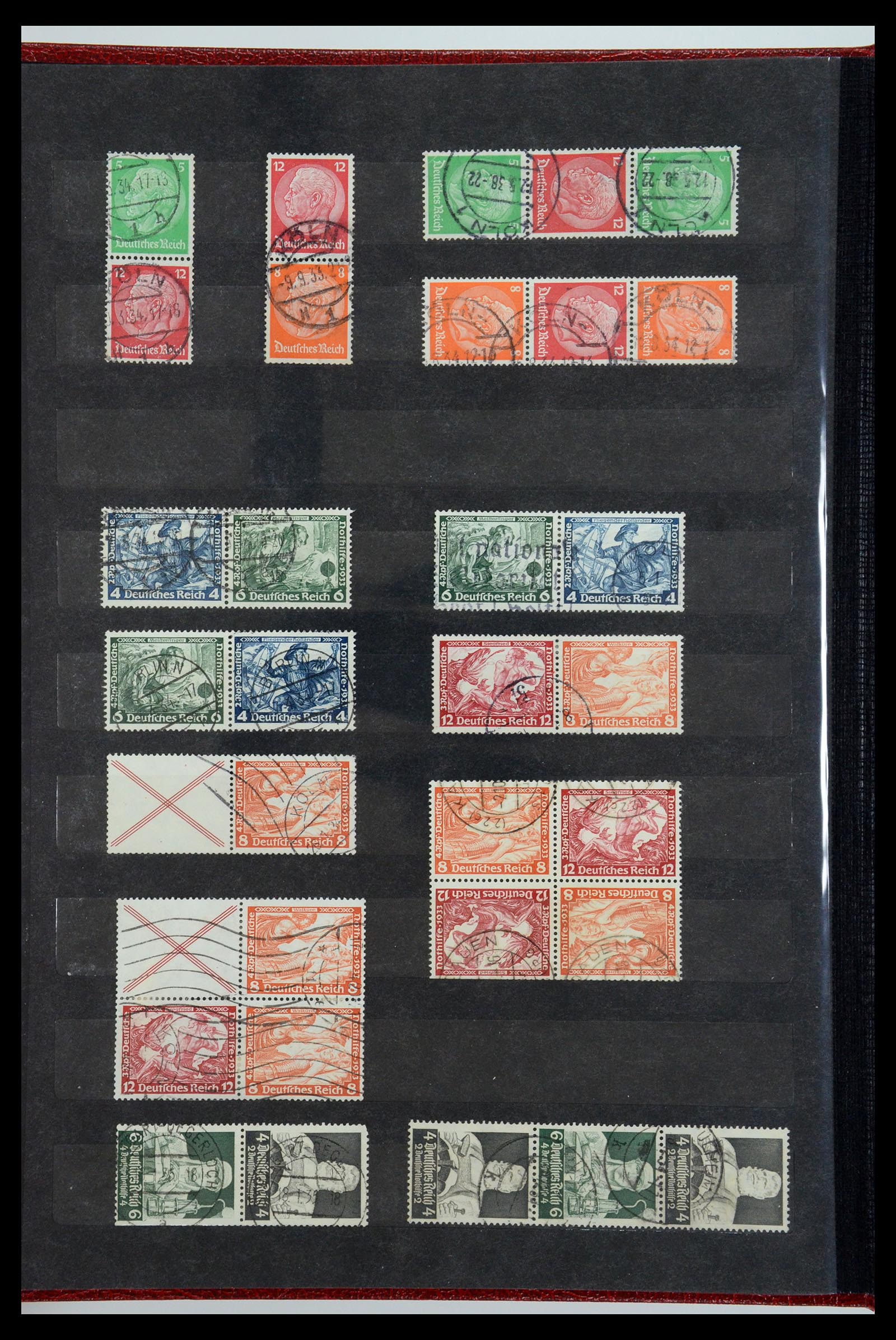 35848 004 - Postzegelverzameling 35848 Duitse Rijk combinaties 1916-1941.