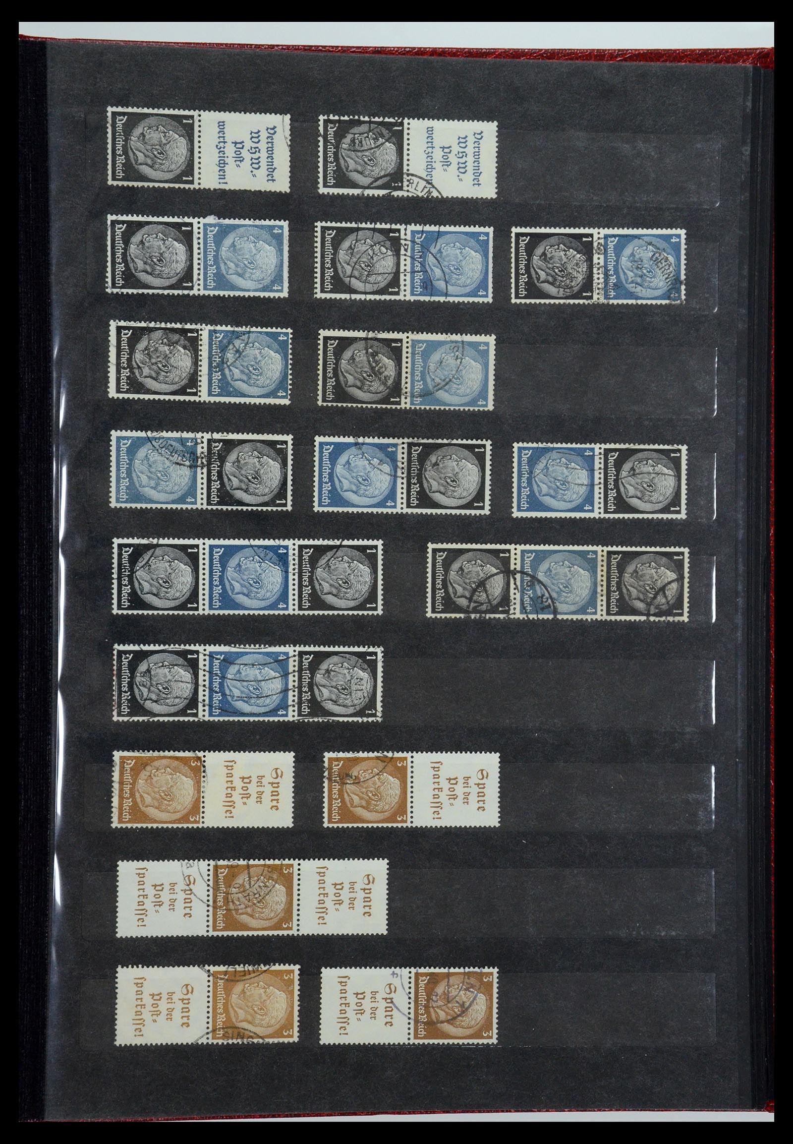 35848 023 - Postzegelverzameling 35848 Duitse Rijk combinaties 1916-1941.