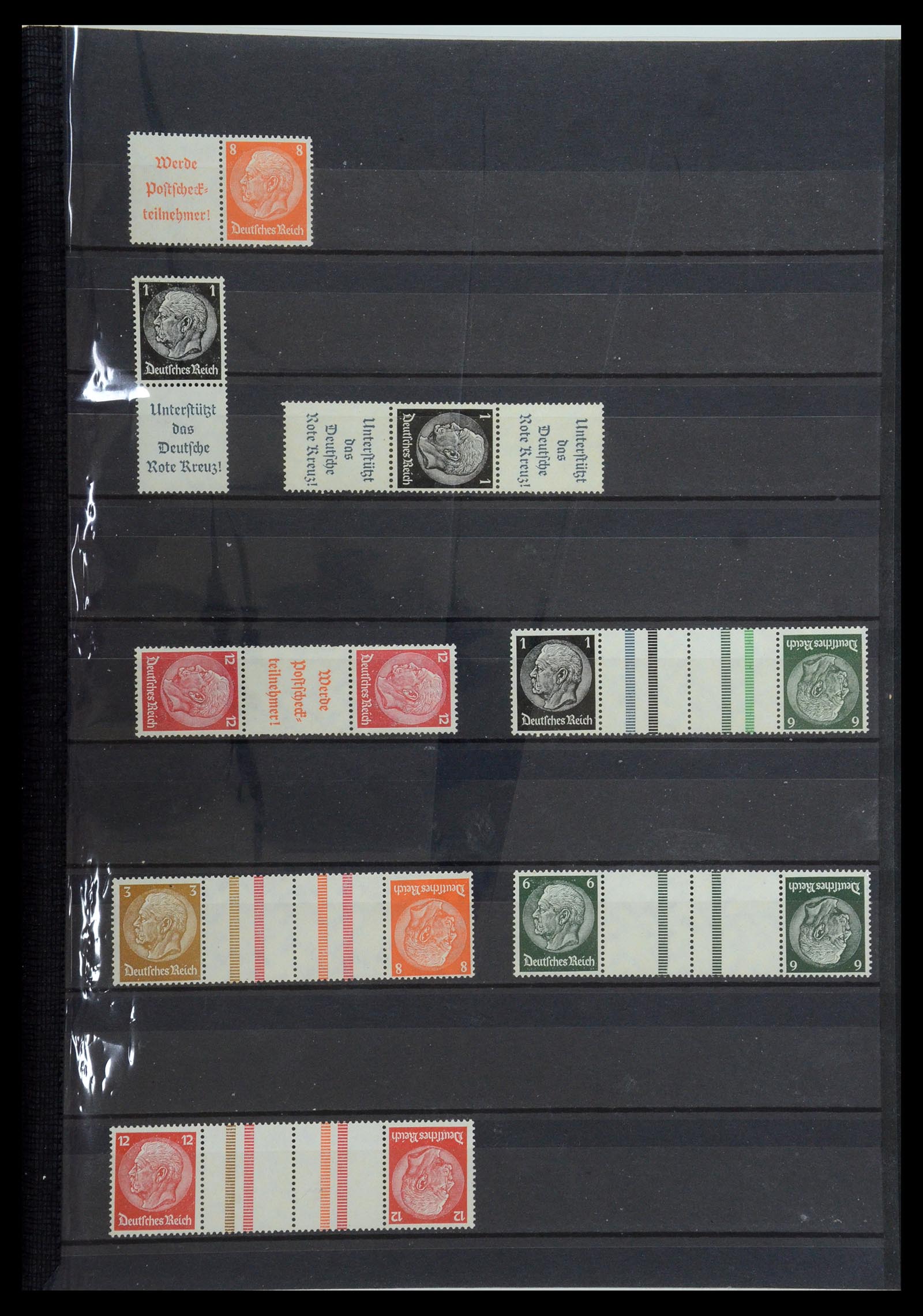35850 011 - Stamp Collection 35850 German Reich booklets and combinations 1910-1941.