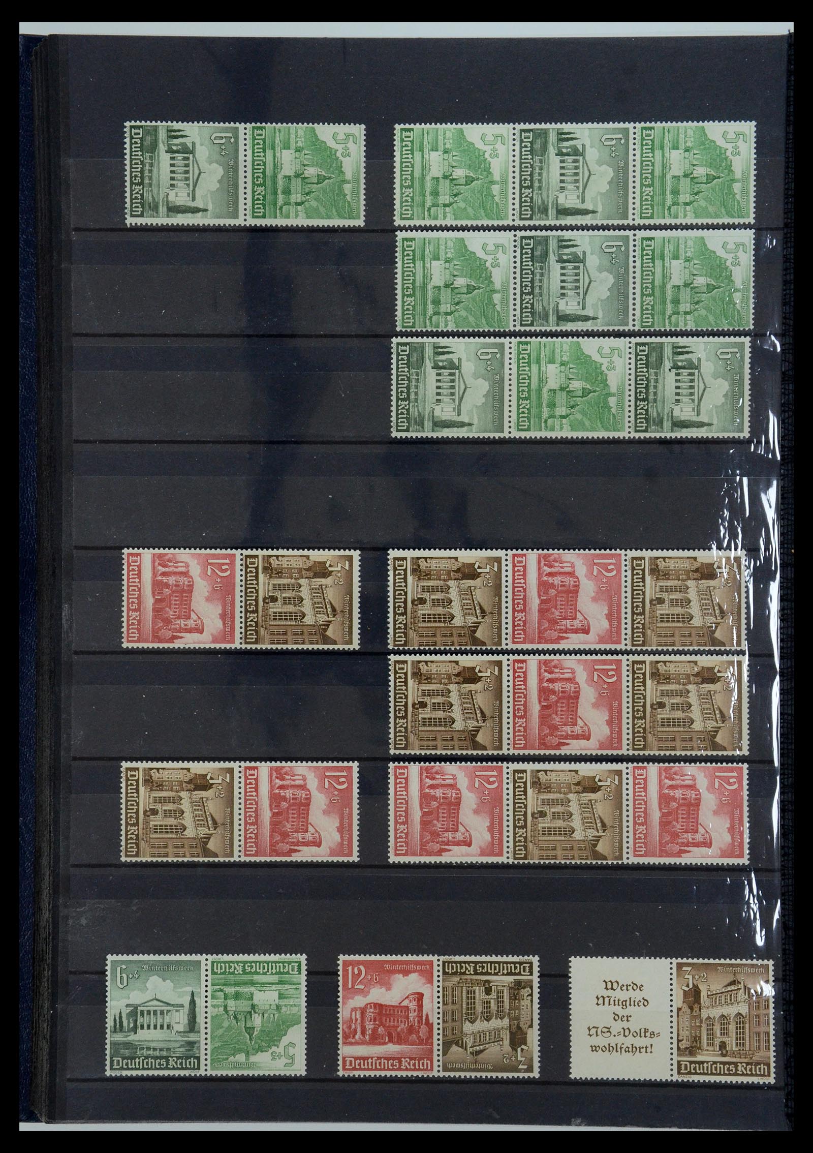 35850 024 - Stamp Collection 35850 German Reich booklets and combinations 1910-1941.