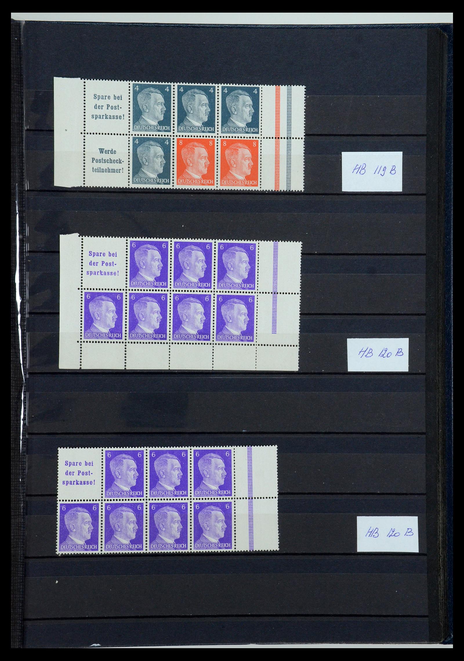 35850 029 - Stamp Collection 35850 German Reich booklets and combinations 1910-1941.